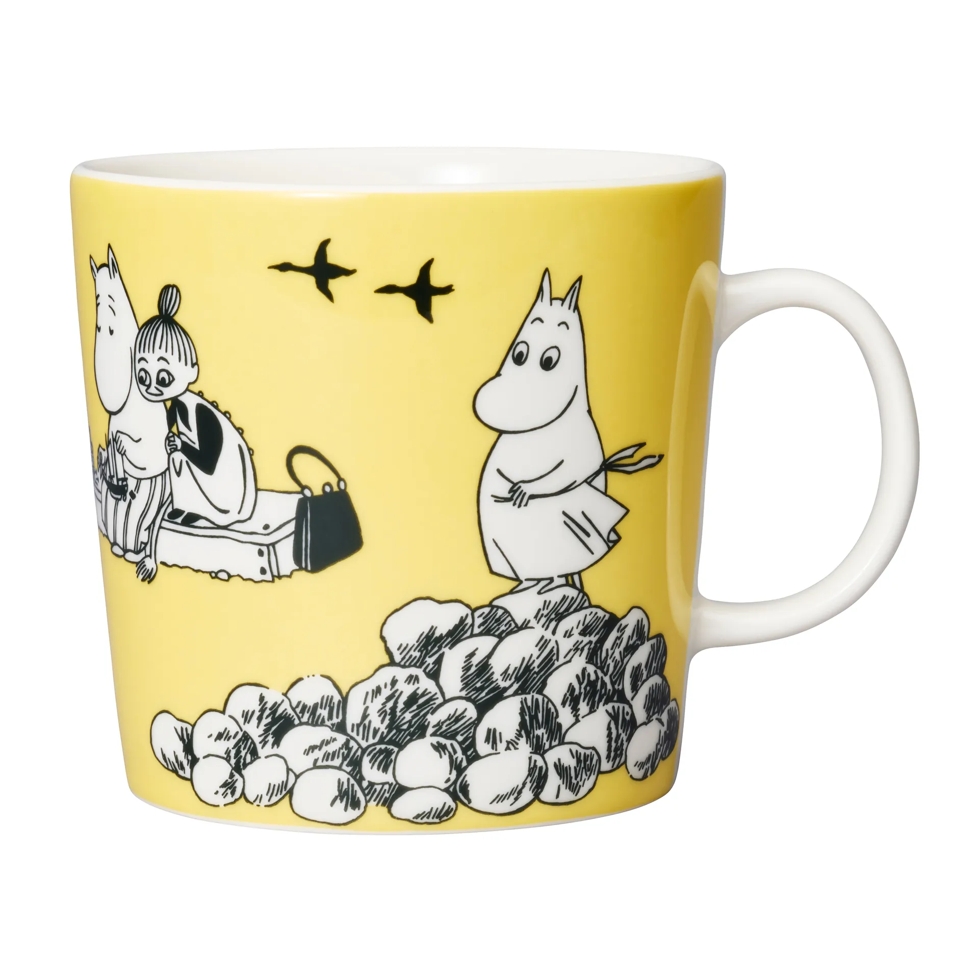 Mug Moomin Jaune spécial, 40 cl Moomin Arabia