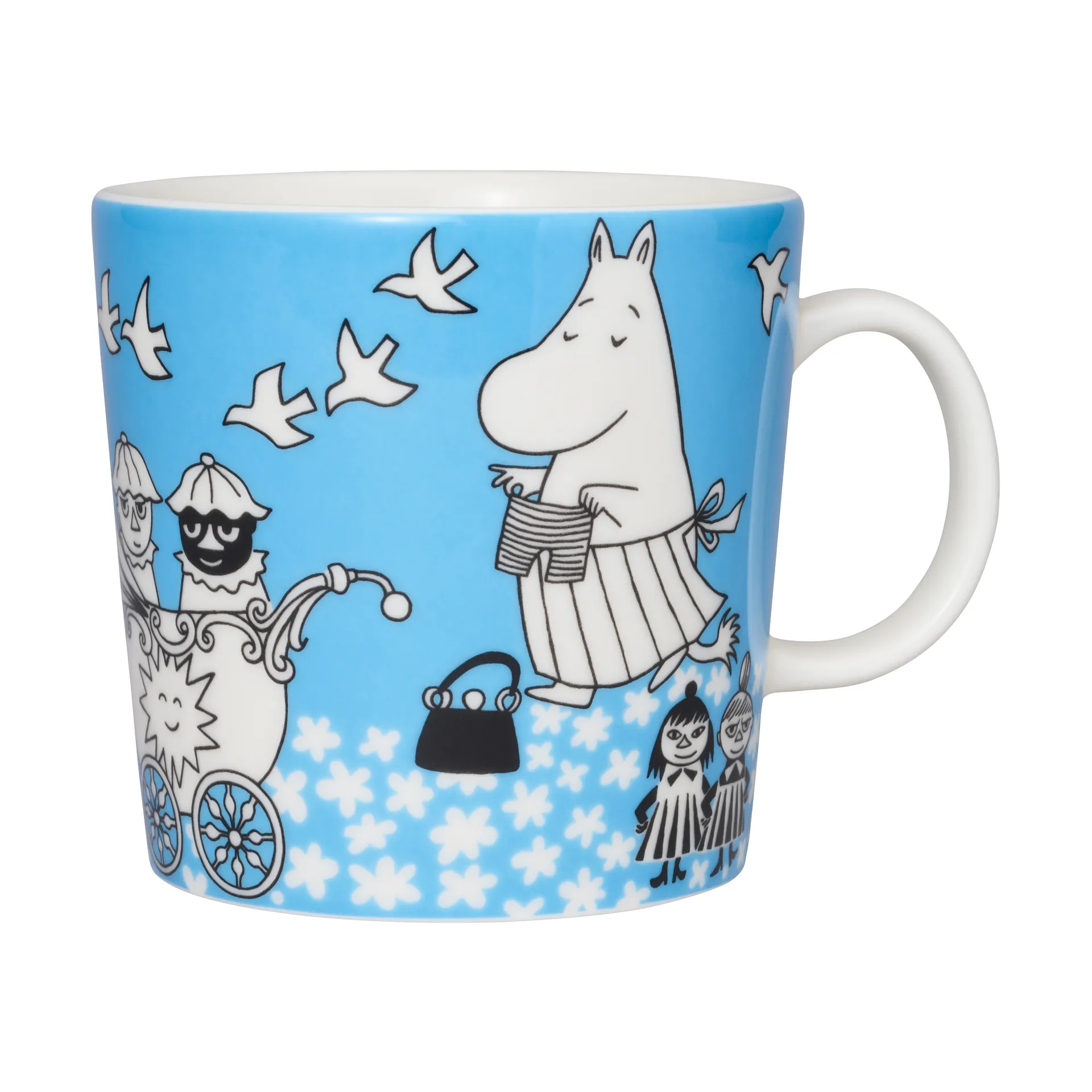 Mug Moomin La paix 40 cl, Bleu Moomin Arabia