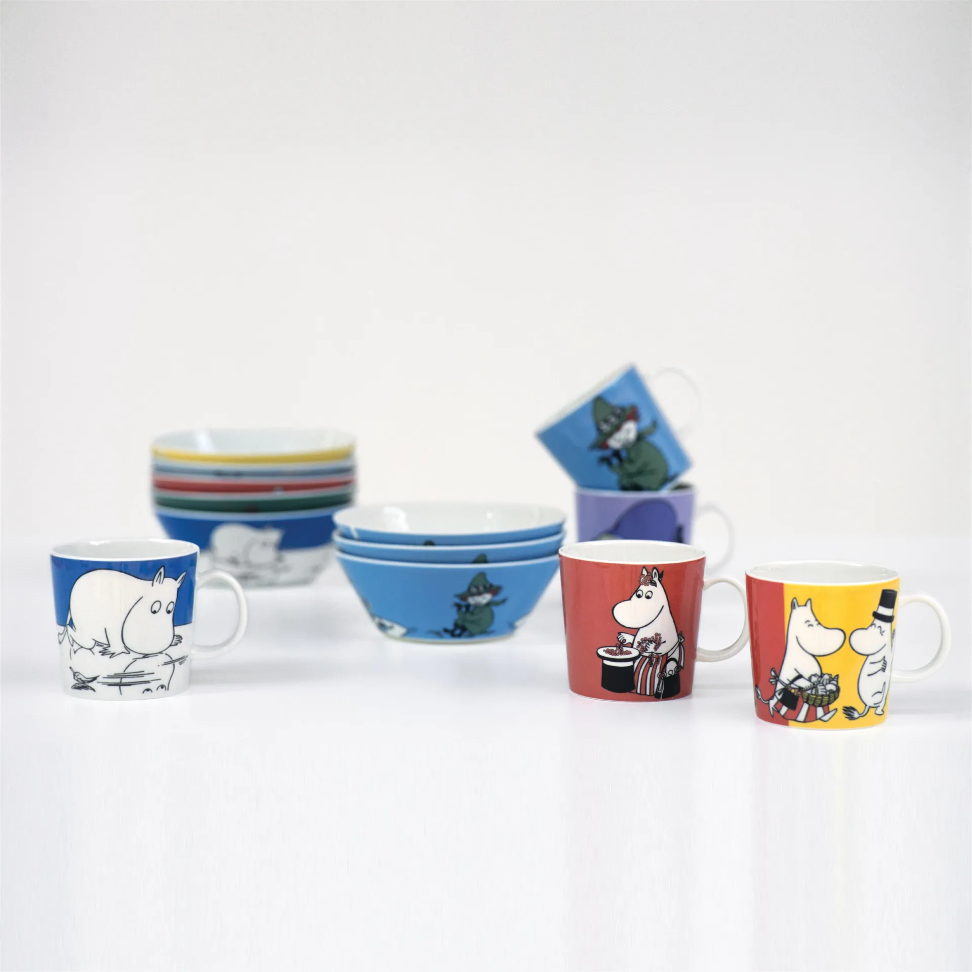 Mug Moomin Les Roudoudouks, orange Moomin Arabia