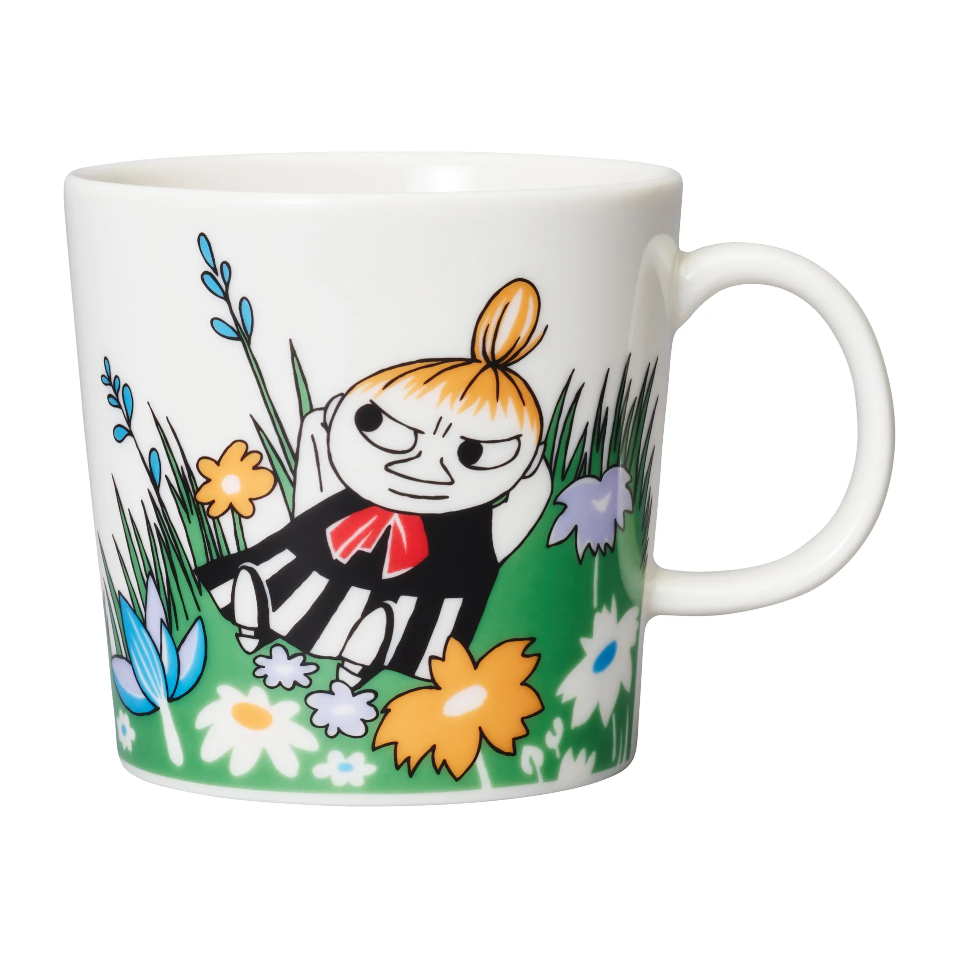 Mug Moomin Little My in the meadow, Blanc-multi Moomin Arabia