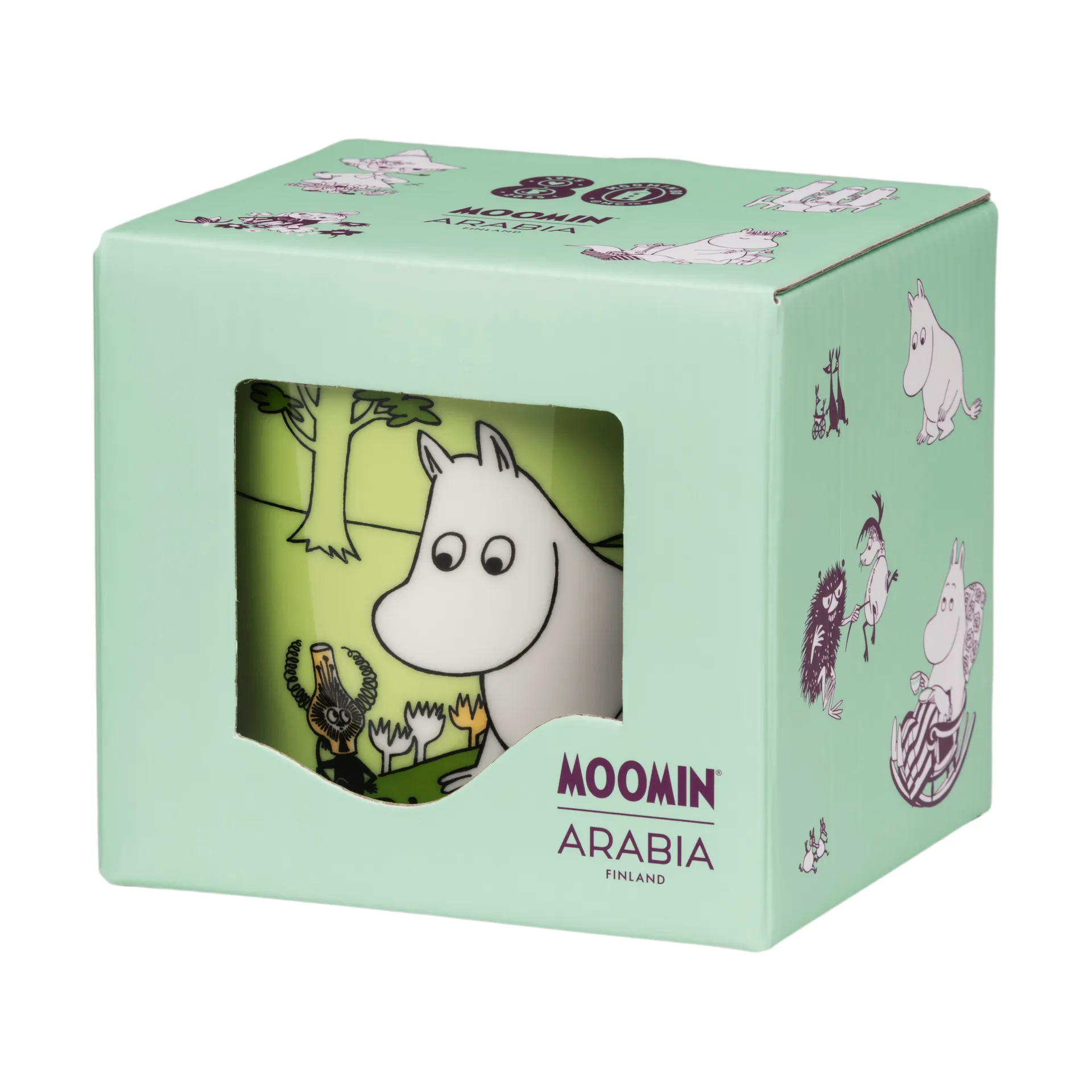 Mug Moomin Mumintrollet 80e anniversaire, 30 cl Moomin Arabia