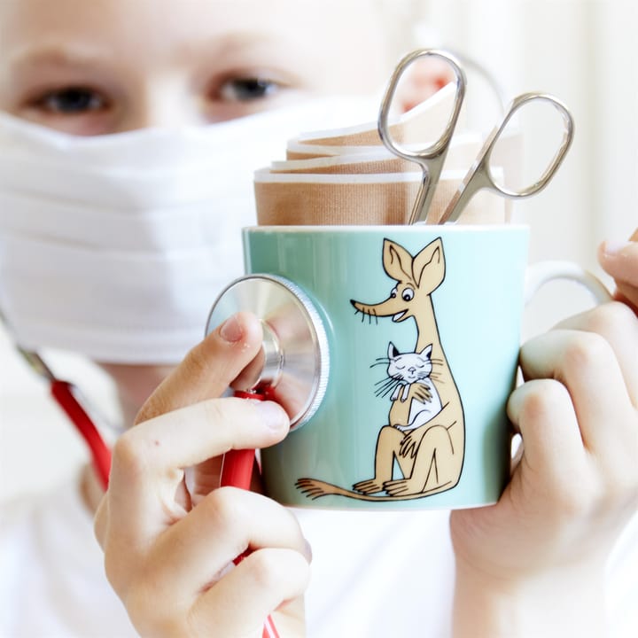 Mug Moomin Sniff, turquoise Moomin Arabia