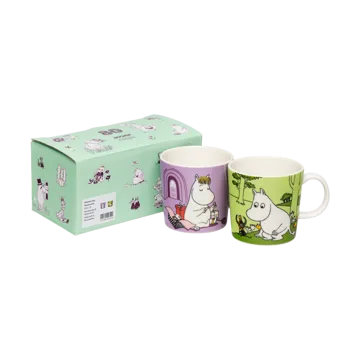 Mugs Moomin Snorkfröken & Mumintrollet, 2 pièces - 30 cl - Moomin Arabia