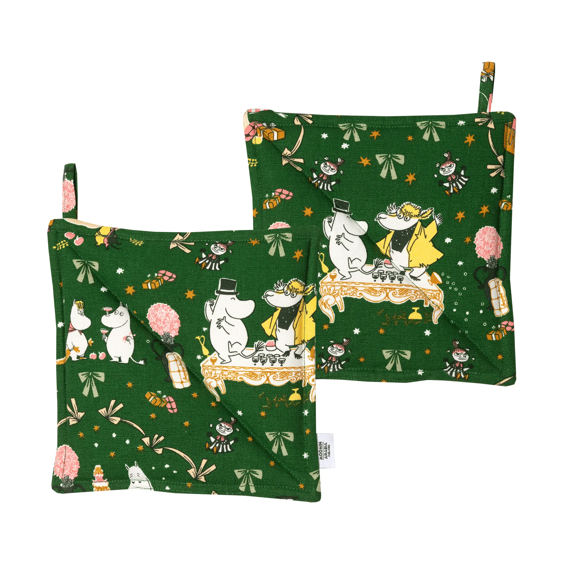 Mumin manique, Cadeau d’amour, 22x22 cm, lot de 2 Moomin Arabia