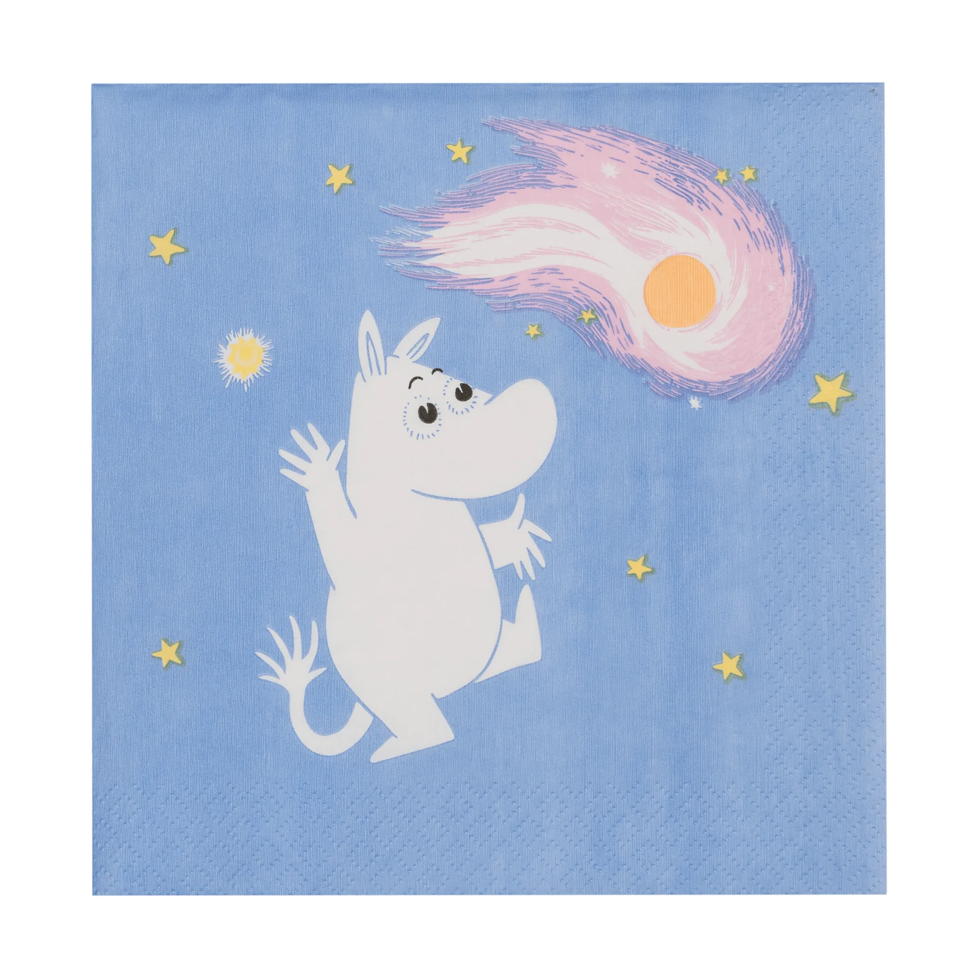 Mumin serviettes en papier, Aventure spatiale, lot de 20 Moomin Arabia