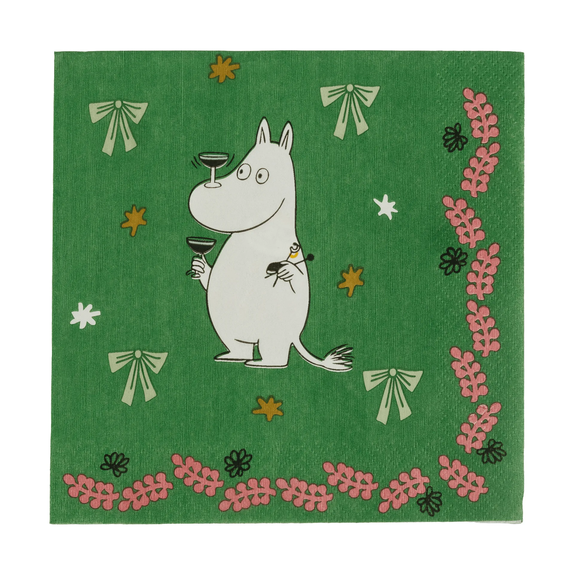 Mumin serviettes en papier, Cadeau d’amour, 33x33 cm, lot de 20 Moomin Arabia
