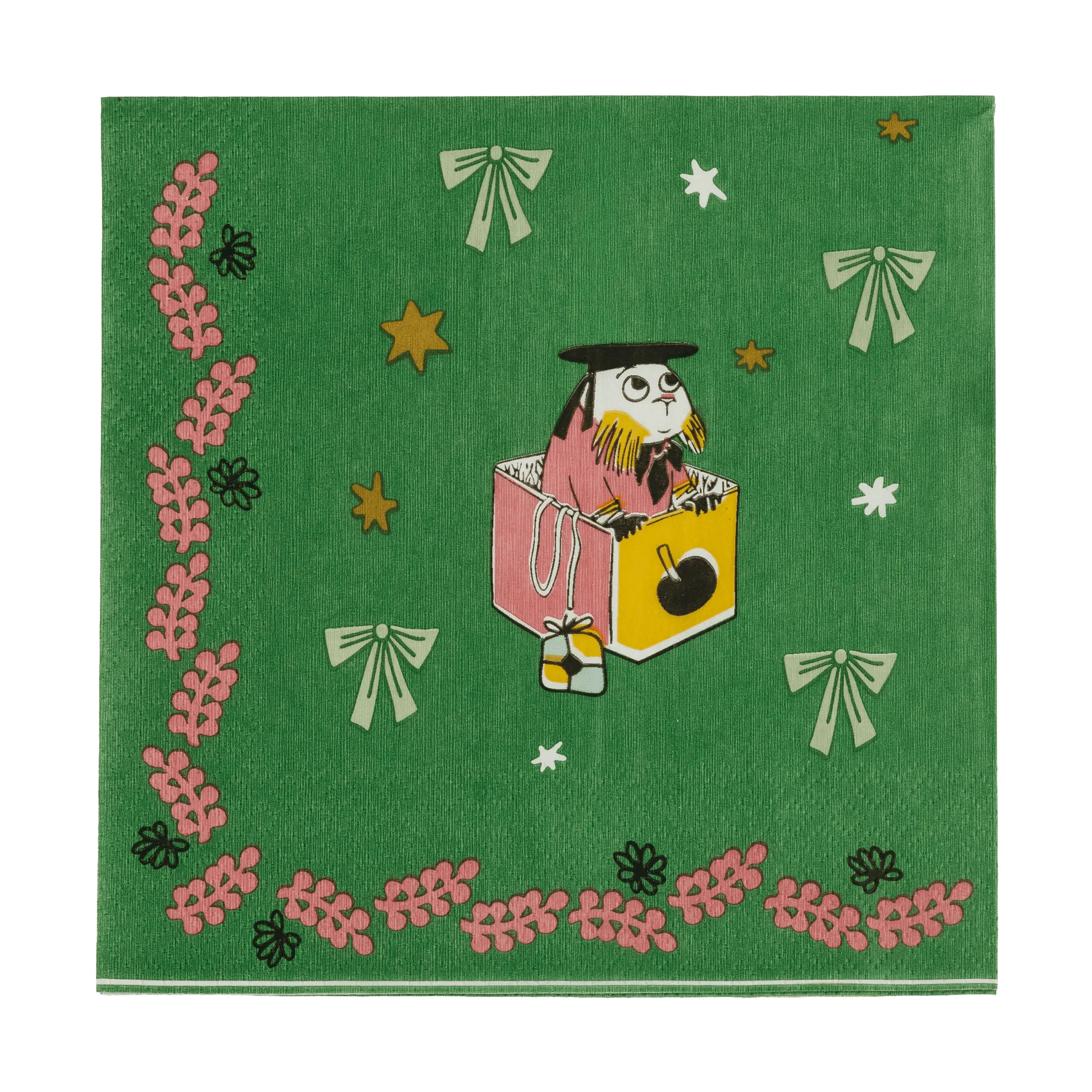Mumin serviettes en papier, Cadeau d’amour, 33x33 cm, lot de 20 Moomin Arabia