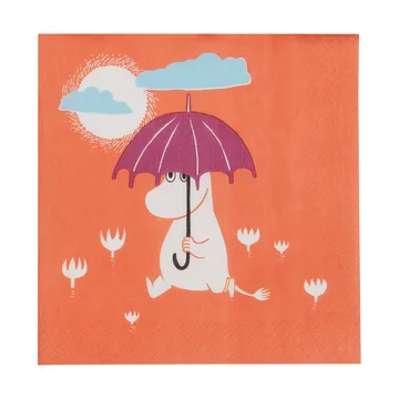 Mumin serviettes en papier - Under paraplyet, lot de 20 - Moomin Arabia