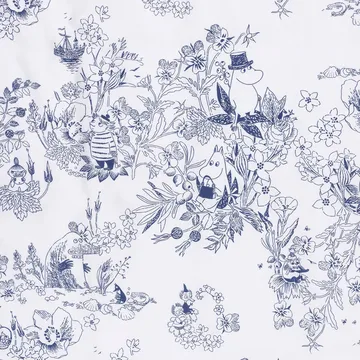Parure de lit Moomin Haru - Bleu, 150x210 cm - Moomin Arabia