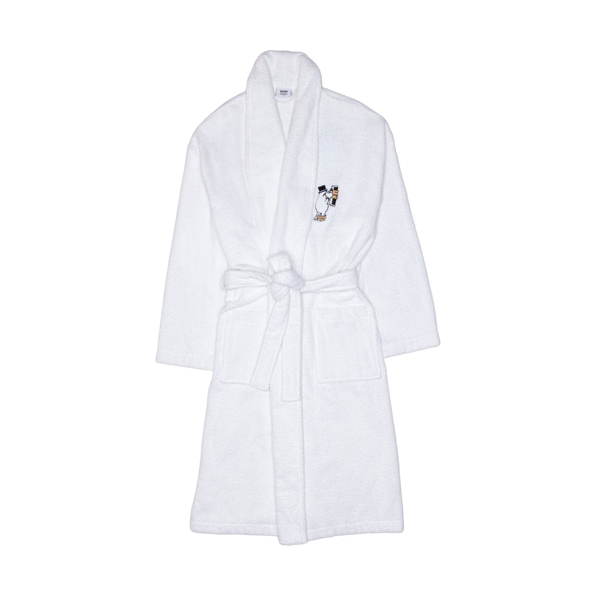Moomin Arabia Peignoir Moomin Moominpappa, S/M | Design Scandinave | Robes de chambre & peignoirs | Blanc
