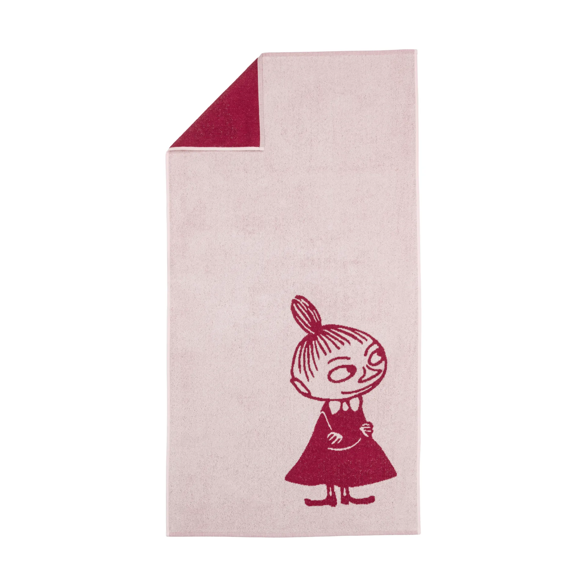 Serviette de bain Moomin 70x140 cm, Lilla My rosa Moomin Arabia