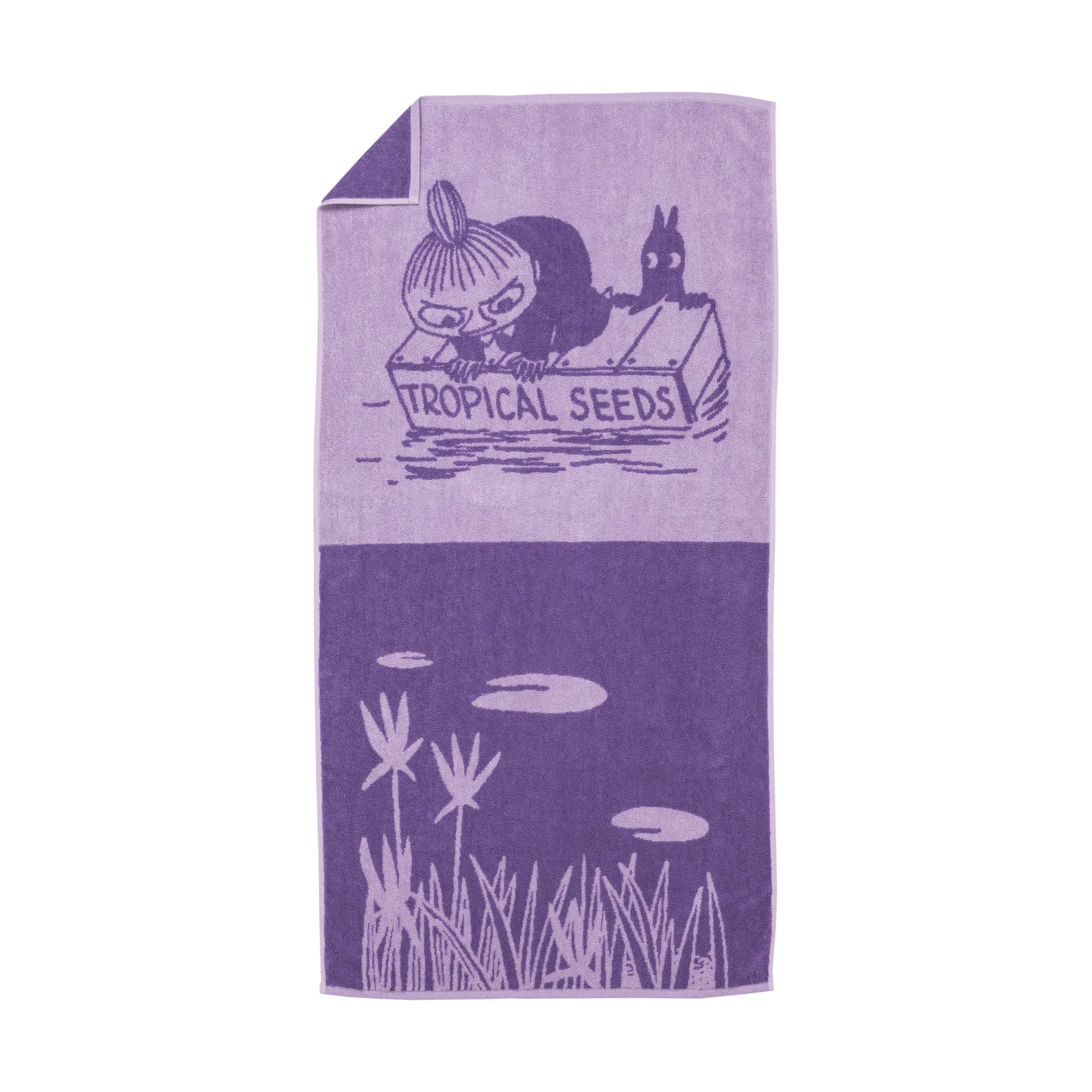 Serviette de bain Moomin 70x140 cm, Lilla My violet Moomin Arabia