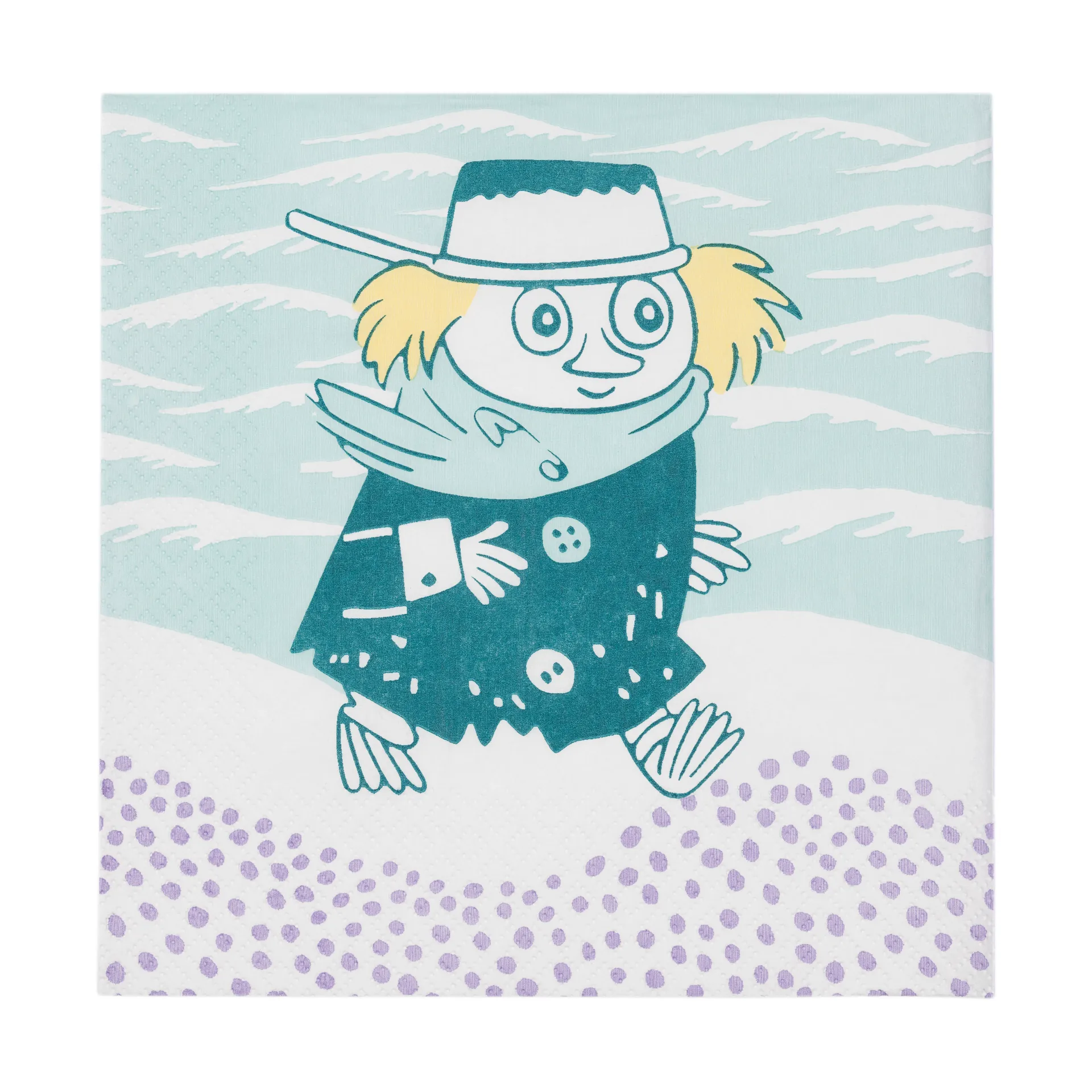 Serviette en papier Beach day Moomin 33x33 cm, lot de 20, Multi Moomin Arabia