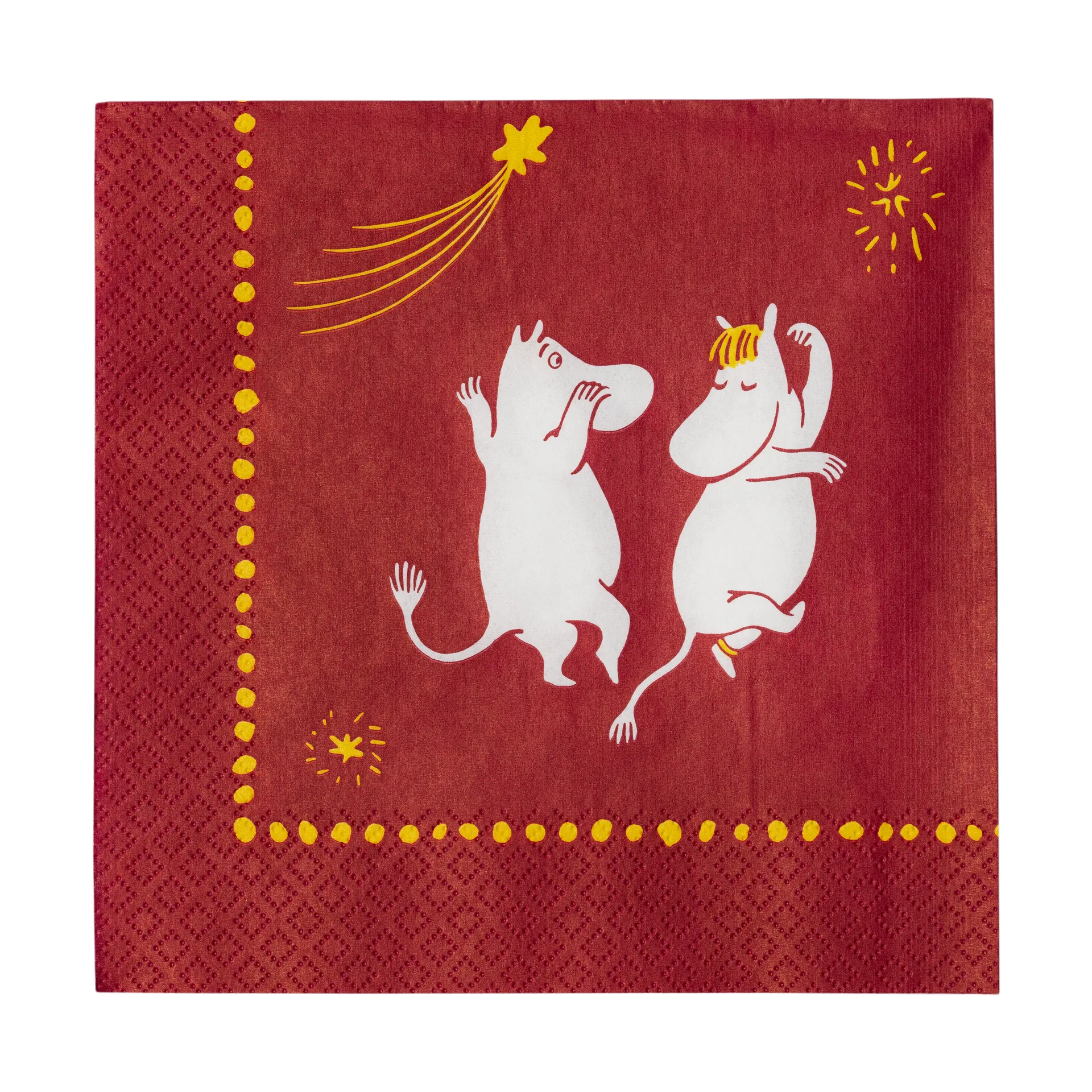 Serviette en papier Moomin Festive Moments 33x33 cm, Lot de 20 Moomin Arabia
