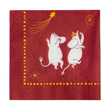 Serviette en papier Moomin Festive Moments 33x33 cm - Lot de 20 - Moomin Arabia