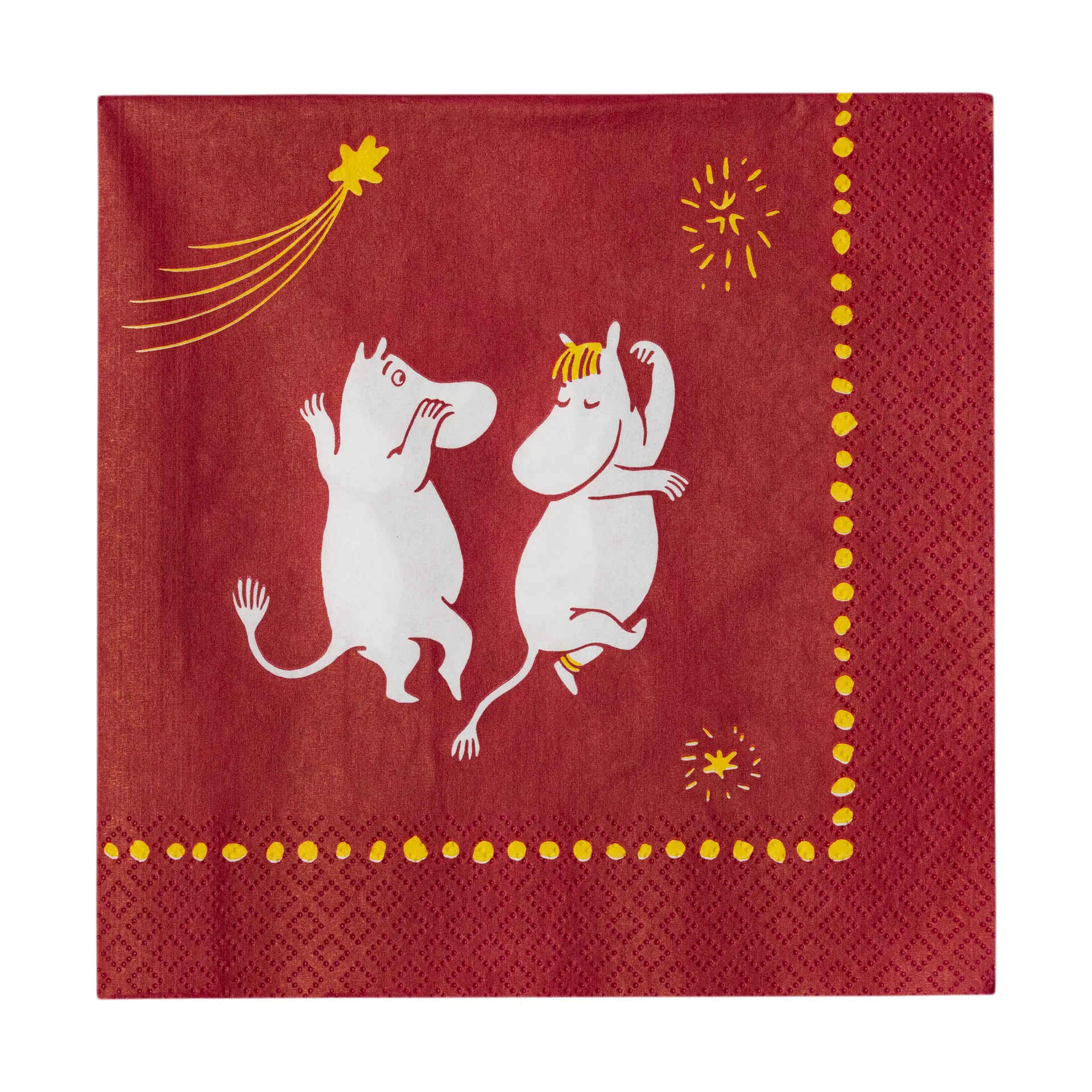 Serviette en papier Moomin Festive Moments 33x33 cm, Lot de 20 Moomin Arabia