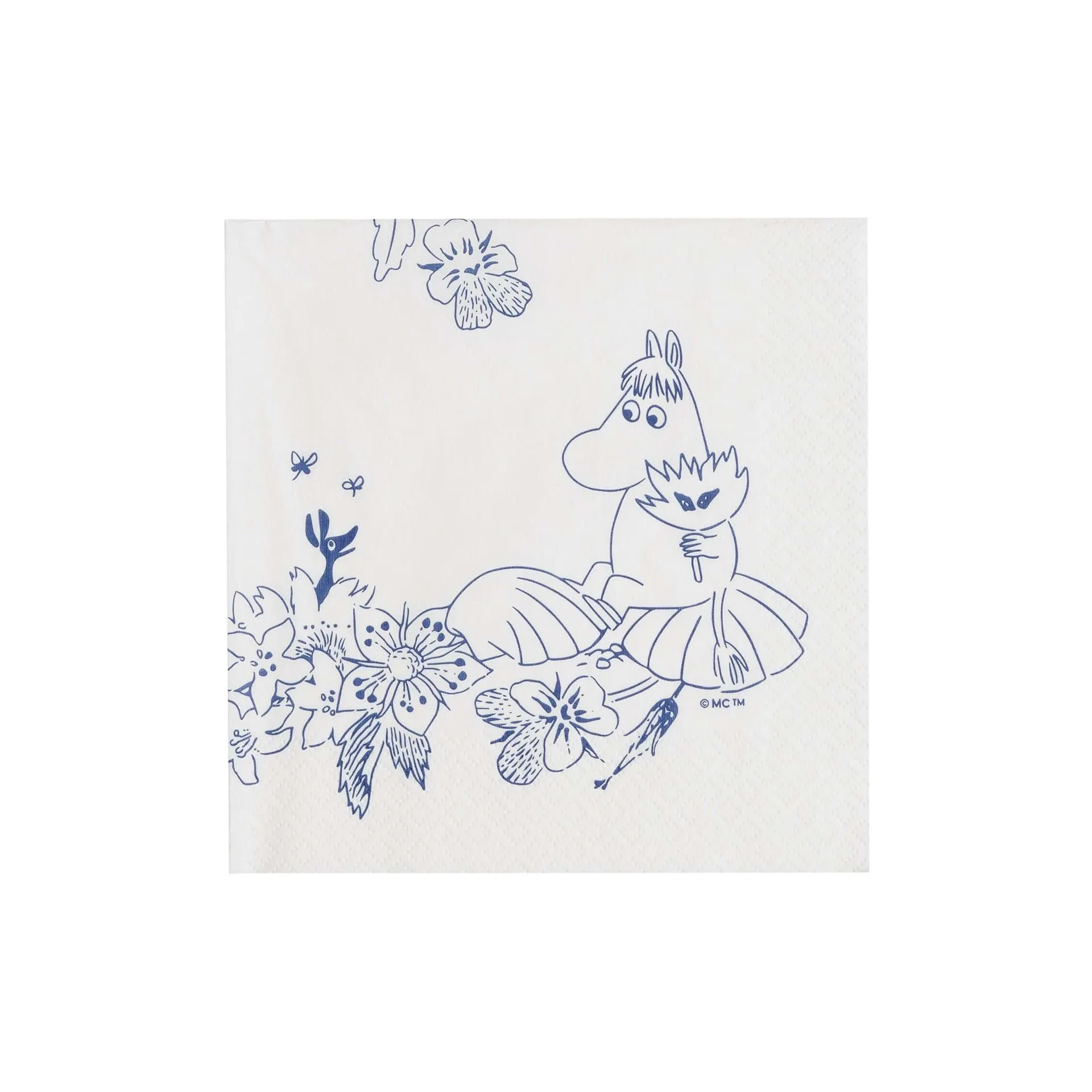 Serviette en papier Moomin Haru, 33x33 cm, lot de 20 Moomin Arabia