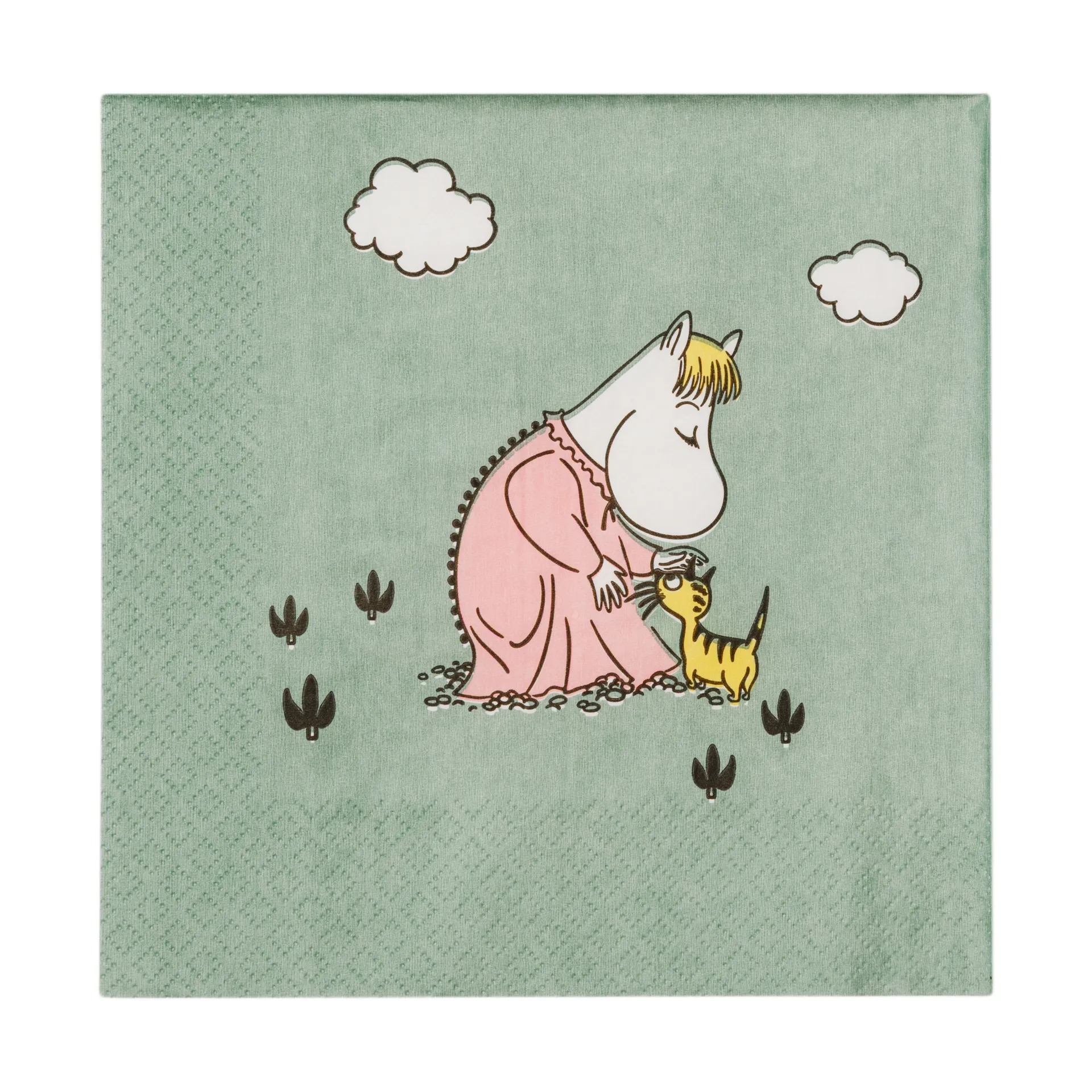 Serviette en papier Moomin Omtanke 33x33 cm, Pack de 20 Moomin Arabia