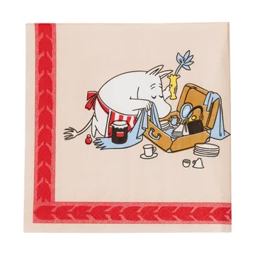 Serviette en papier Redo for semester Moomin 33 cm - Lot de 20 - Moomin Arabia