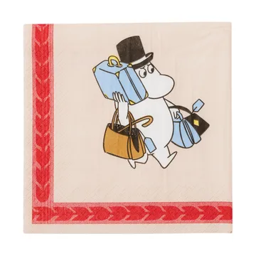 Serviette en papier Redo for semester Moomin 33 cm - Lot de 20 - Moomin Arabia