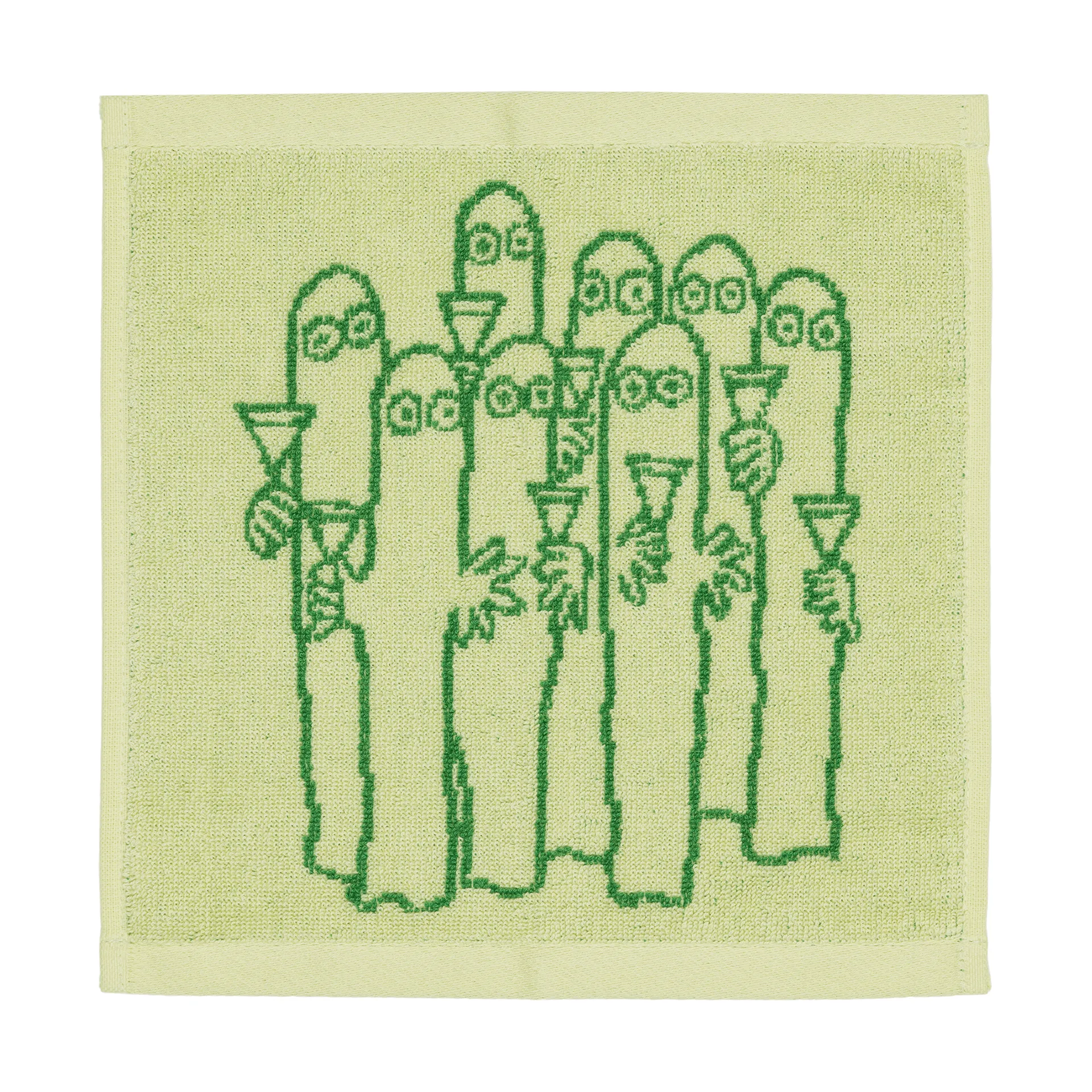 Serviette Moomin 25x25 cm, Hattifnattarna, vert Moomin Arabia