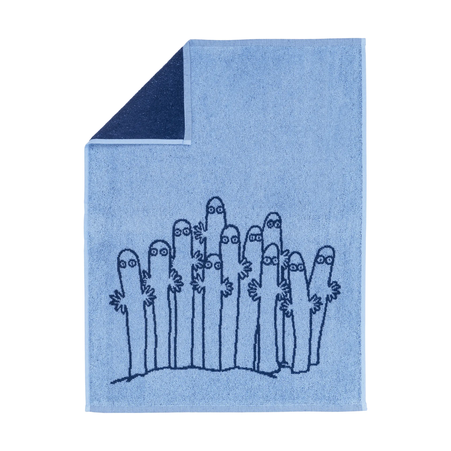 Serviette Moomin 50x70 cm, Hattifnattarna bleu Moomin Arabia