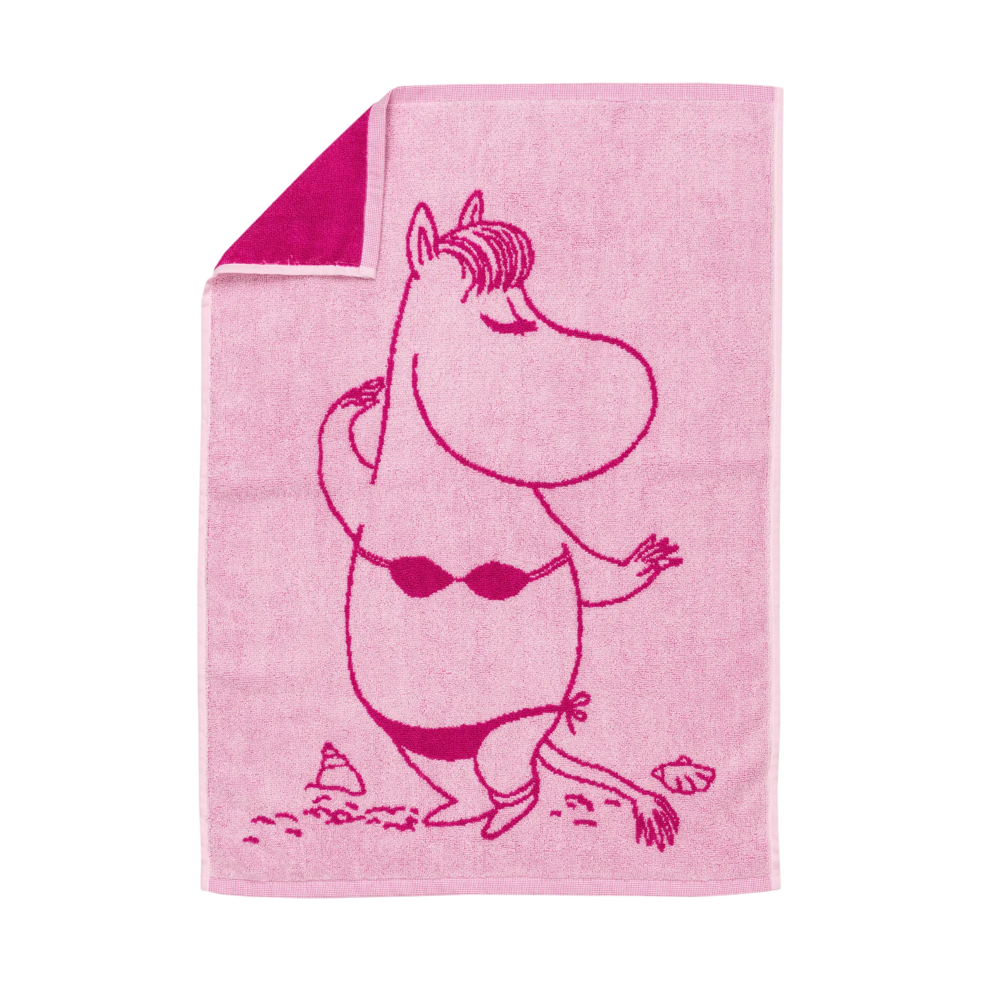 Serviette Moomin 50x70 cm, Mademoiselle Snork rose Moomin Arabia