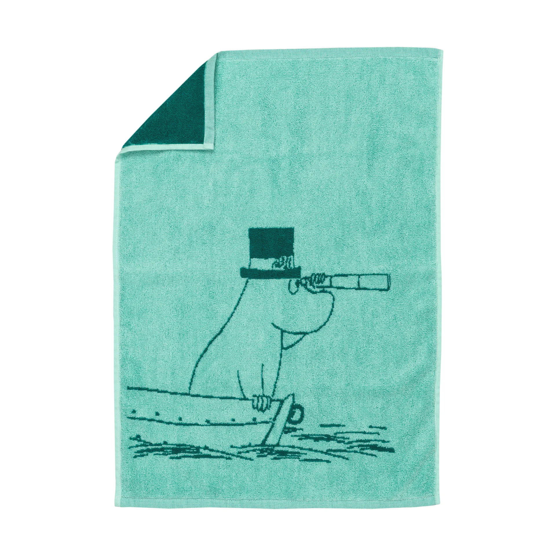 Serviette Moomin 50x70 cm, Muminpappa bleu-vert Moomin Arabia