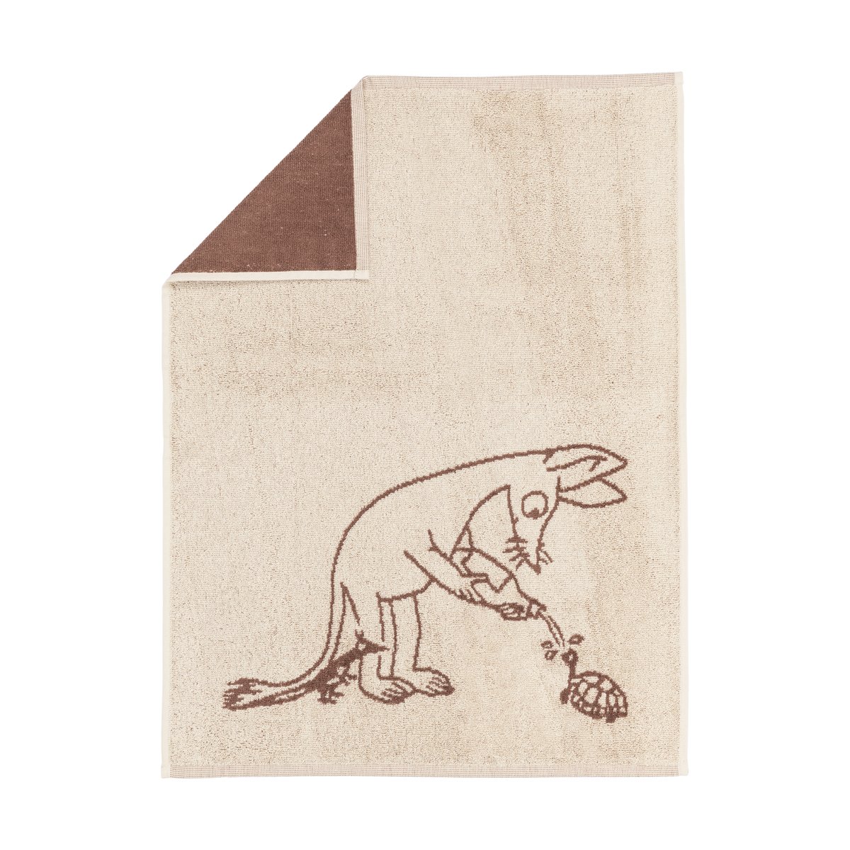 Moomin Arabia Serviette Moomin 50x70 cm Sniff marron