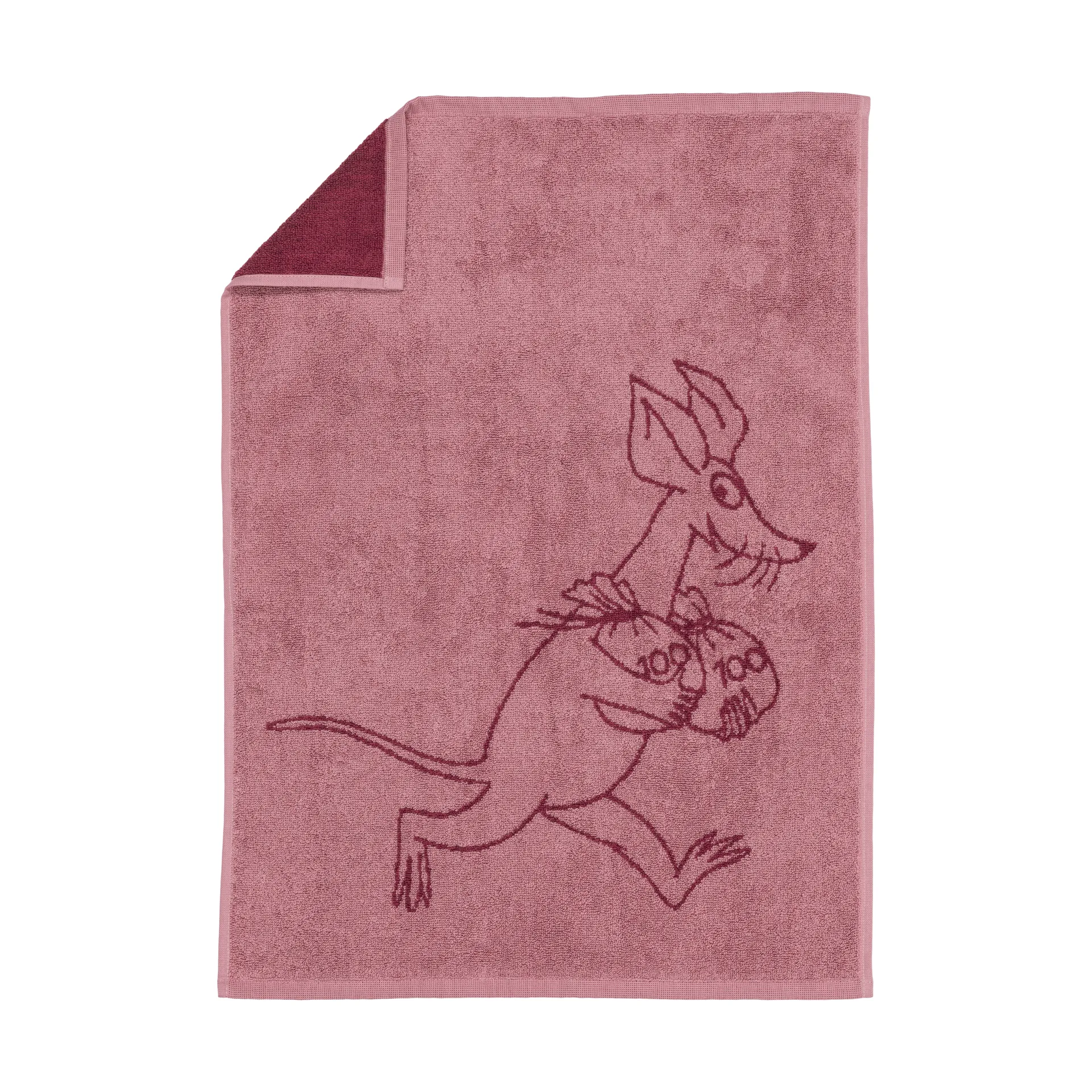 Serviette Moomin 50x70 cm, Sniff, mauve Moomin Arabia