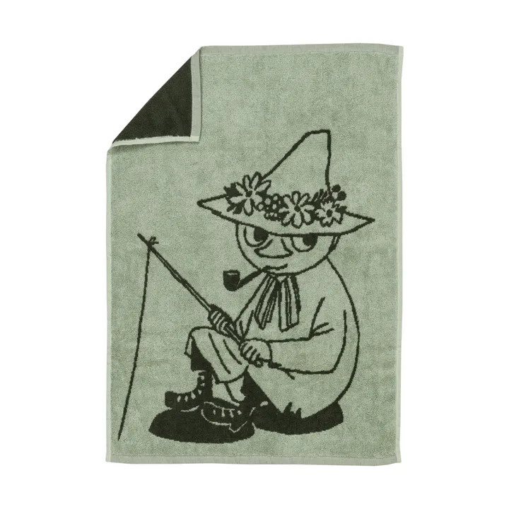 Serviette Moomin 50x70 cm - Snusmumriken vert - Moomin Arabia