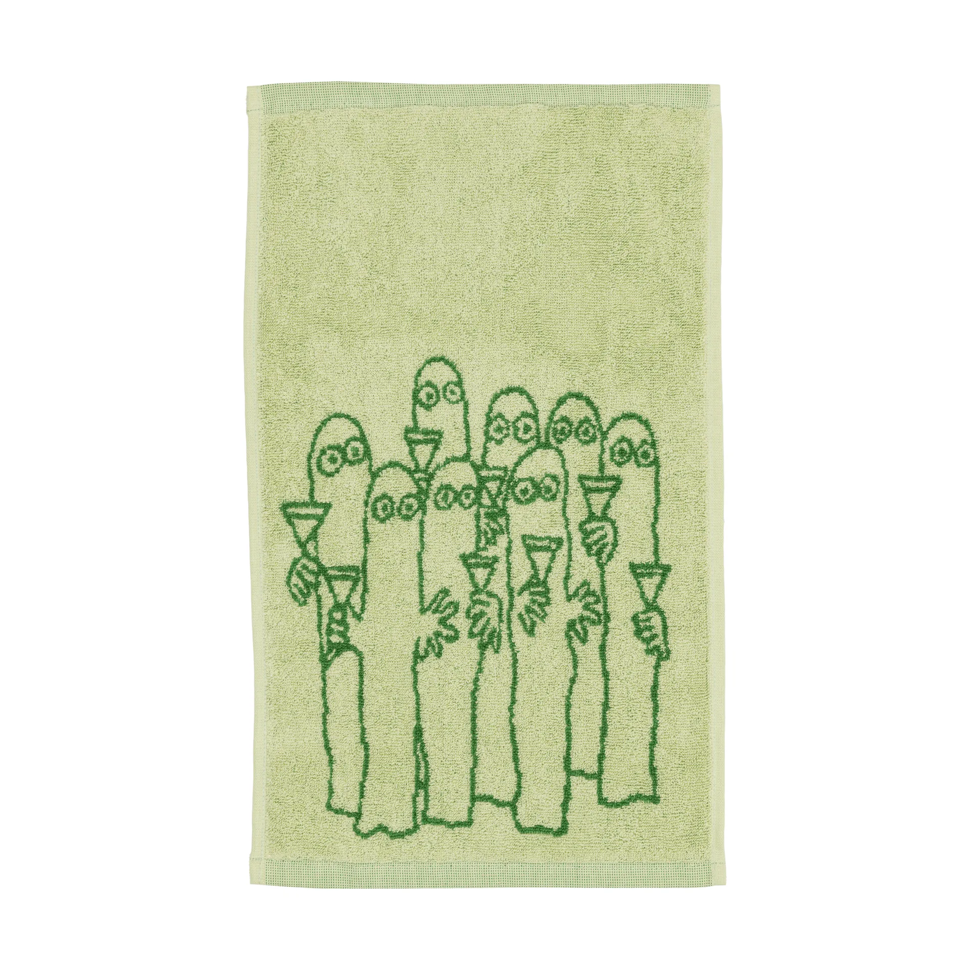Serviette Mumin 30x50 cm, Hattifnattarna, vert Moomin Arabia