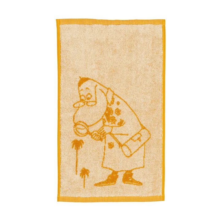Serviette Mumin 30x50 cm - Hemulen, ocre - Moomin Arabia
