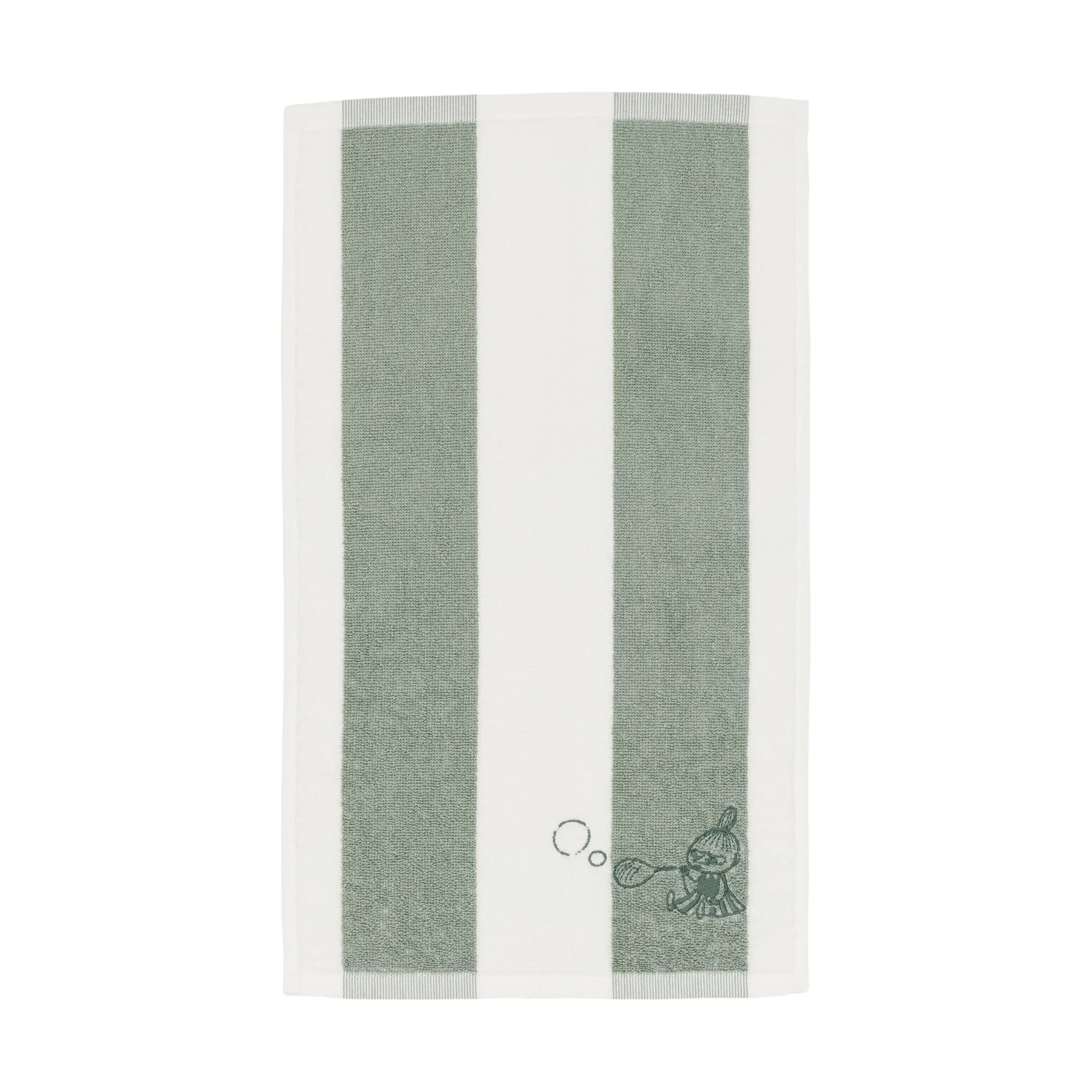 Serviette Mumin 30x50 cm, Lilla My vert-blanc Moomin Arabia