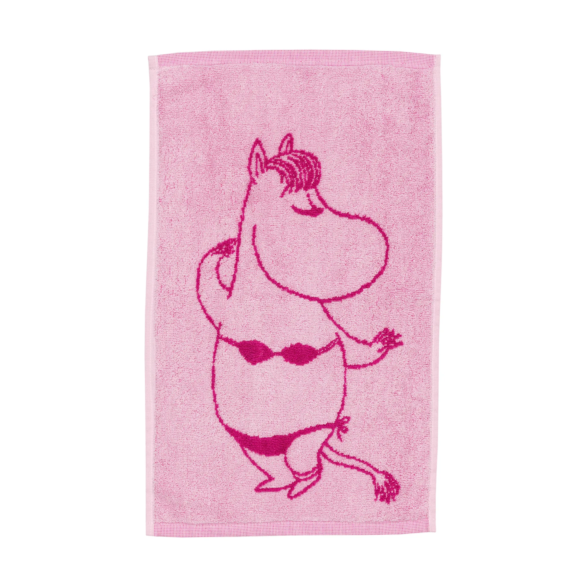 Serviette Mumin 30x50 cm, Mademoiselle Snork rose Moomin Arabia