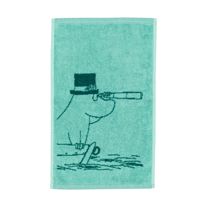Serviette Mumin 30x50 cm - Papa Moomin bleu-vert - Moomin Arabia