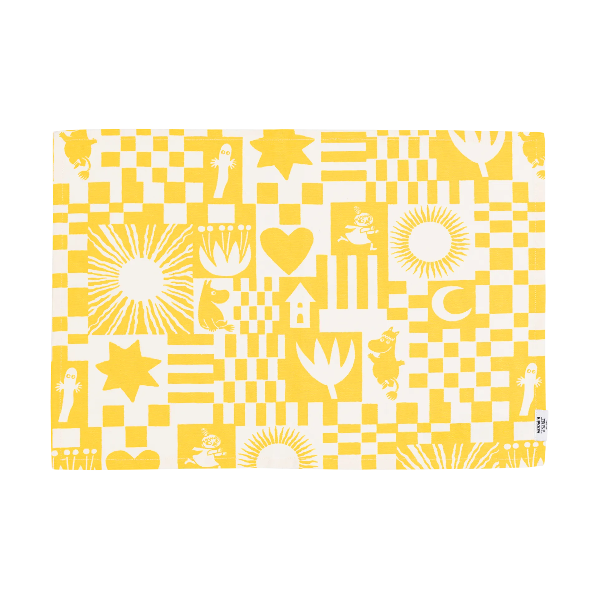 Set de table Party Mumin 31x46 cm, Jaune Moomin Arabia