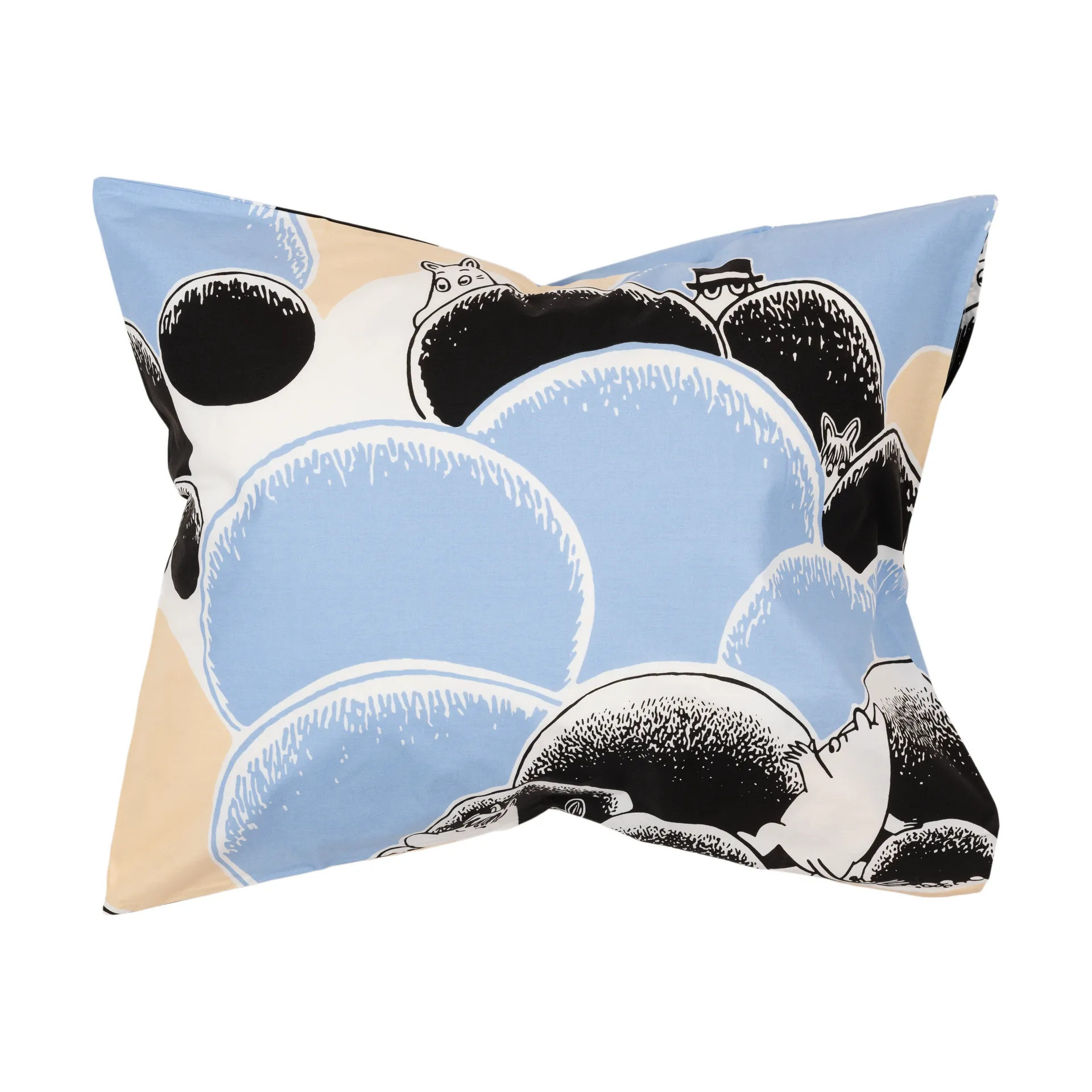 Taie d'oreiller Moomin 50x60 cm, Petits cailloux Moomin Arabia