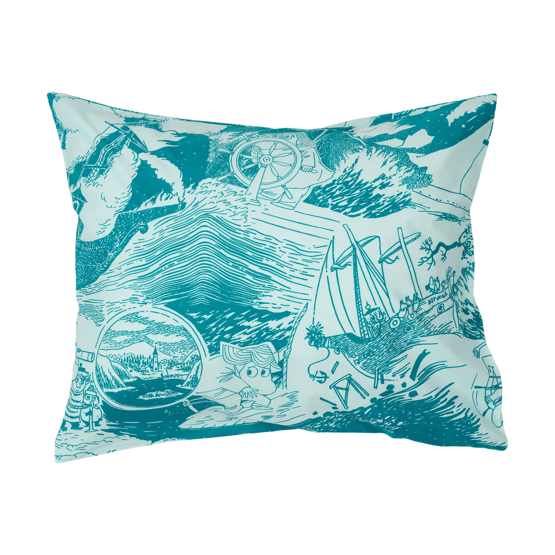 Taie d'oreiller Moomin 50x60 cm, Voile Moomin Arabia