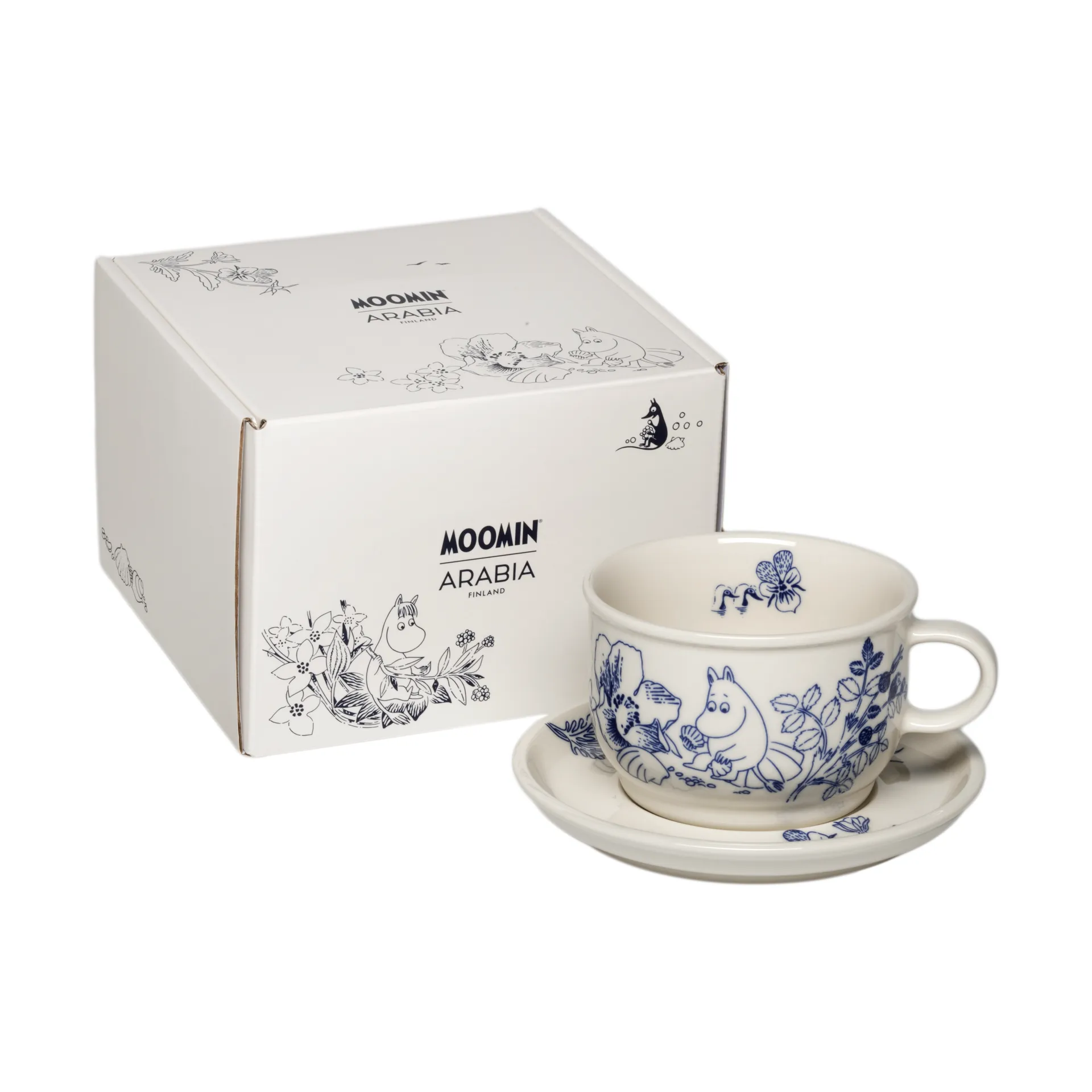 Tasse avec soucoupe Moomin Haru, 2 pièces Moomin Arabia
