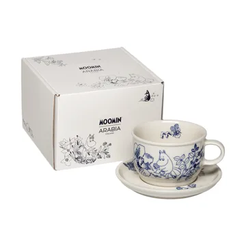 Tasse avec soucoupe Moomin Haru - 2 pièces - Moomin Arabia
