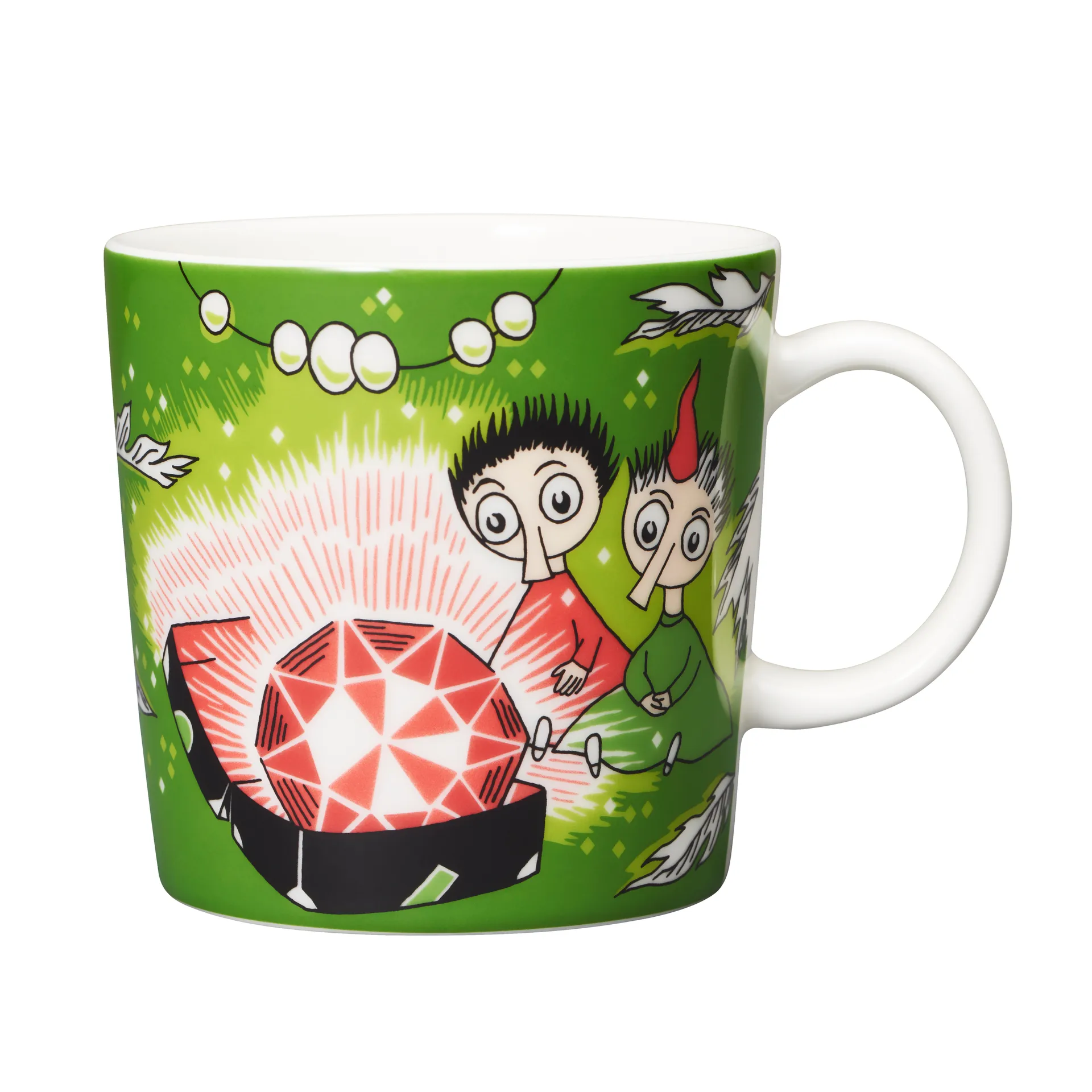 Tasse Moomin King's Ruby Thingumy & Bob, vert Moomin Arabia