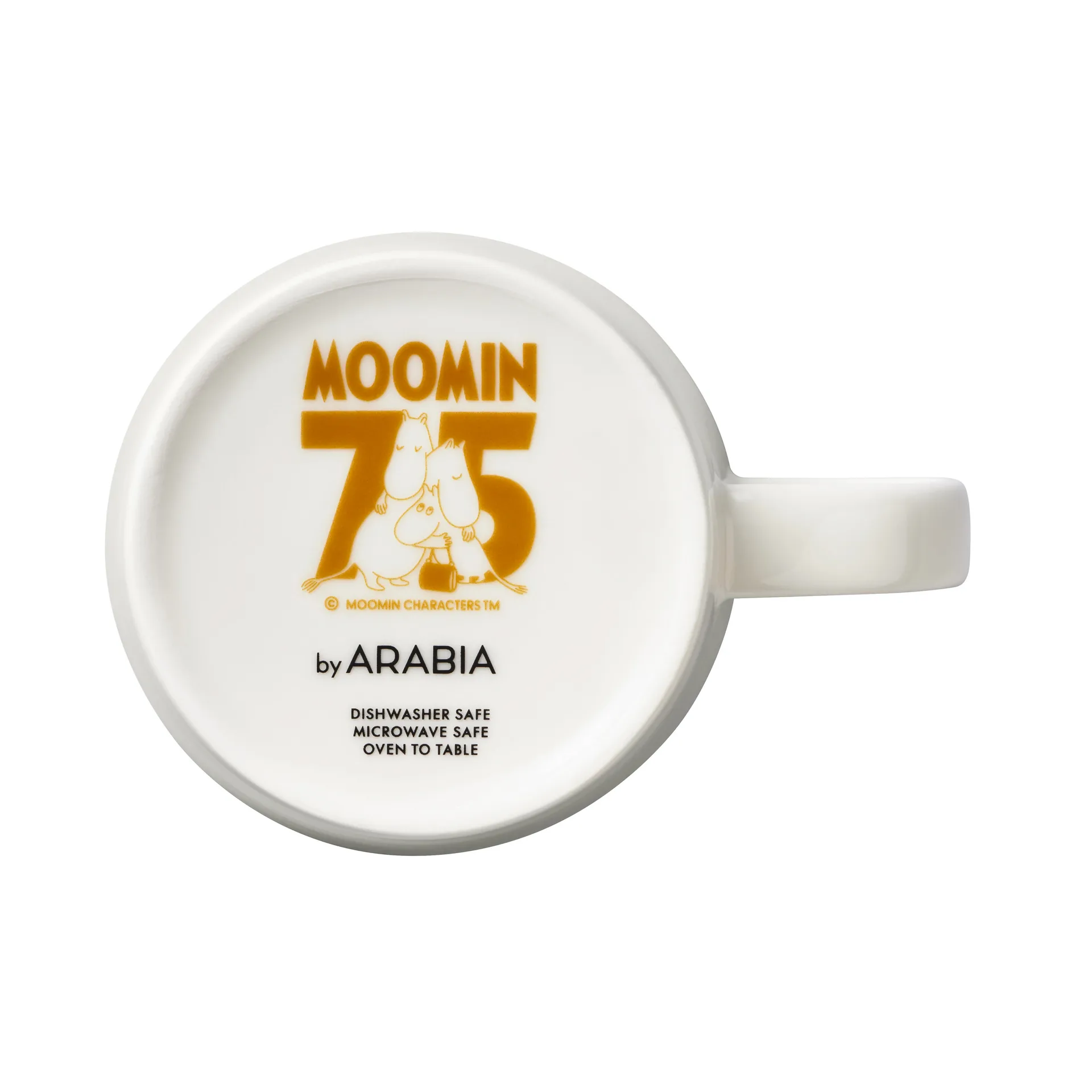 Tasse Mumin Classic 75 ans Limited Edition, Hattifnattarna orange Moomin Arabia