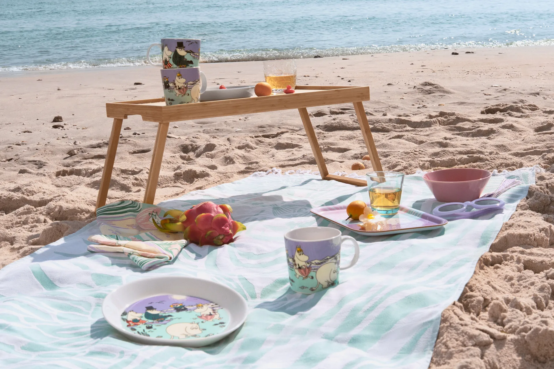 Torchon de cuisine Beach day Mumin, 50x70 cm Moomin Arabia