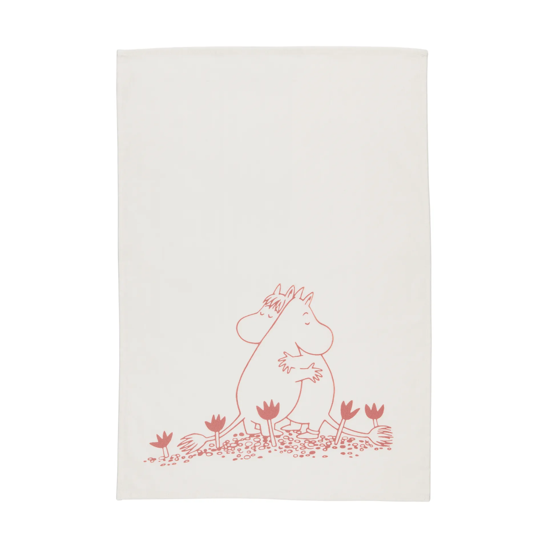 Torchon Mumin 50x70 cm, Amour blanc Moomin Arabia