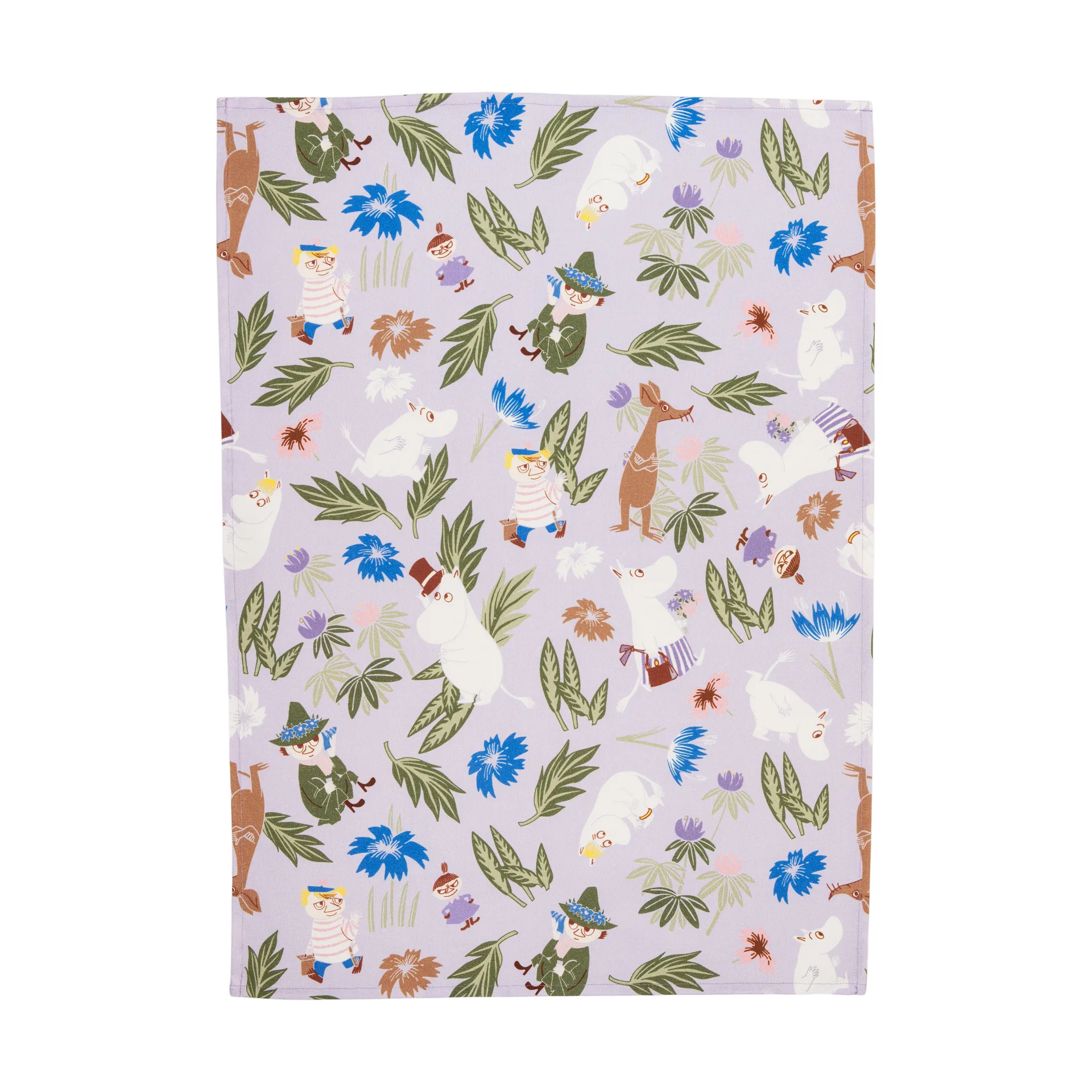 Torchon Mumin 50x70 cm, Lila-off-white Moomin Arabia