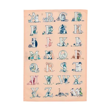 Torchon Mumin 50x70 cm lot de 2 - Alphabet - Moomin Arabia
