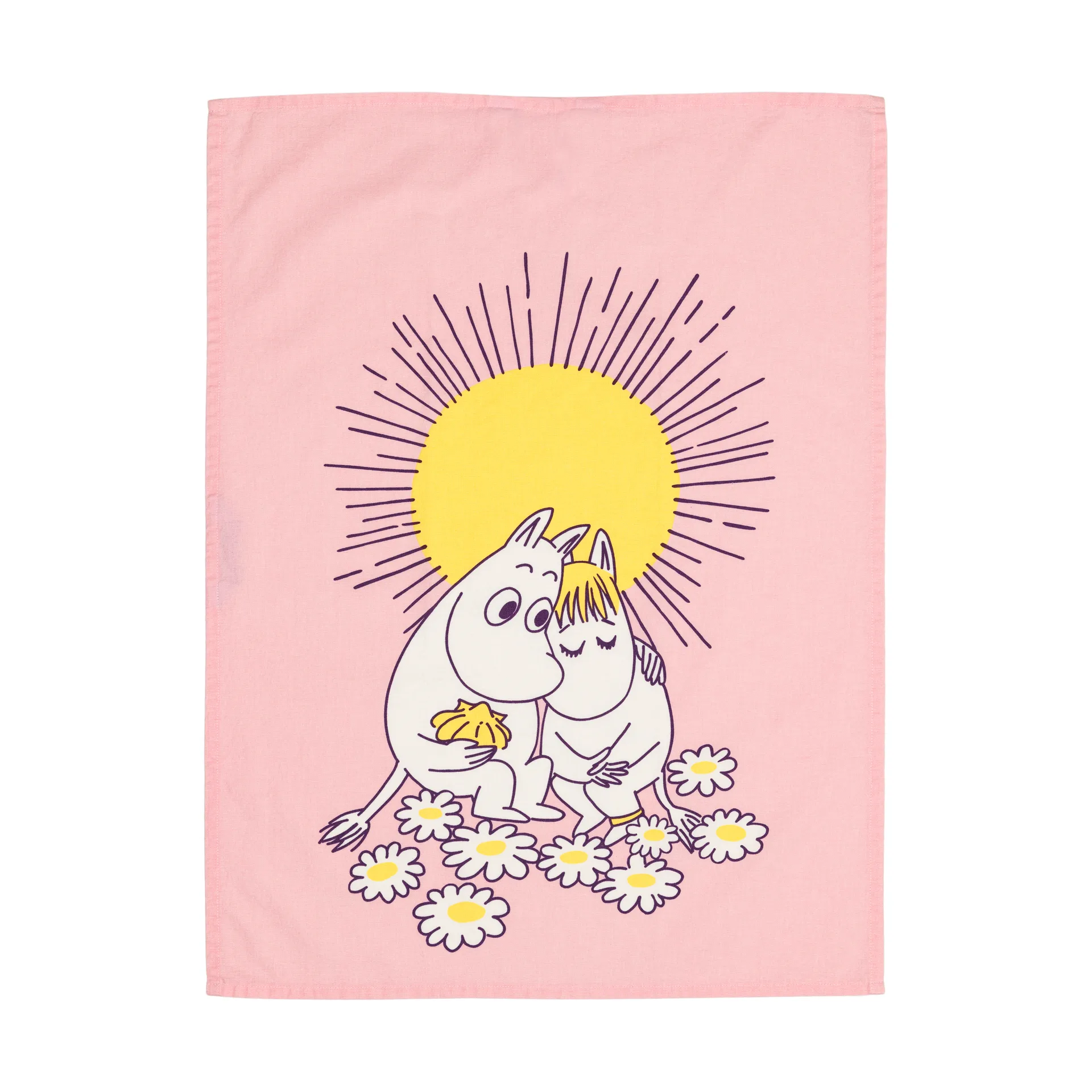 Torchon Mumin 50x70 cm lot de 2, Amoureux Moomin Arabia