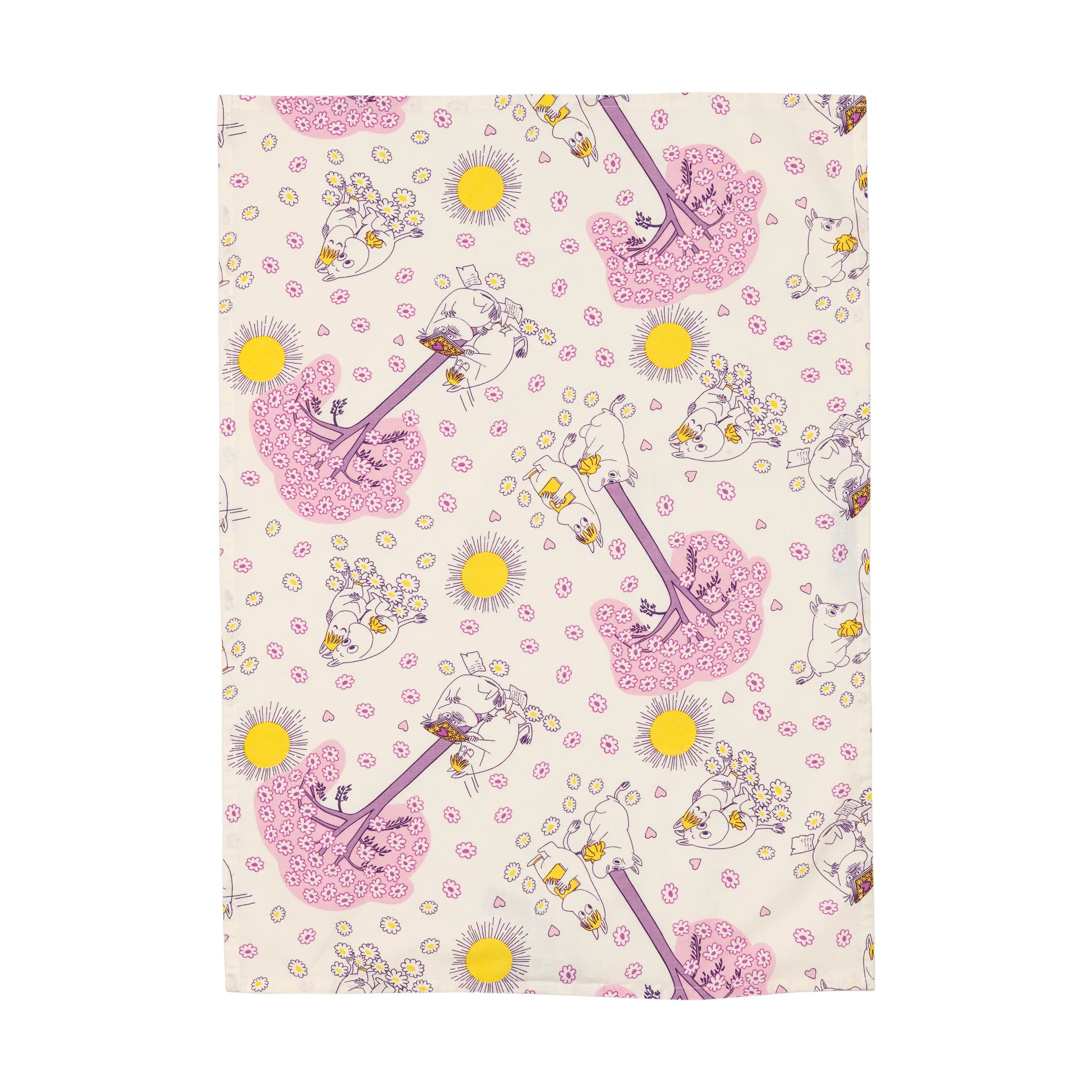 Torchon Mumin 50x70 cm lot de 2, Amoureux Moomin Arabia