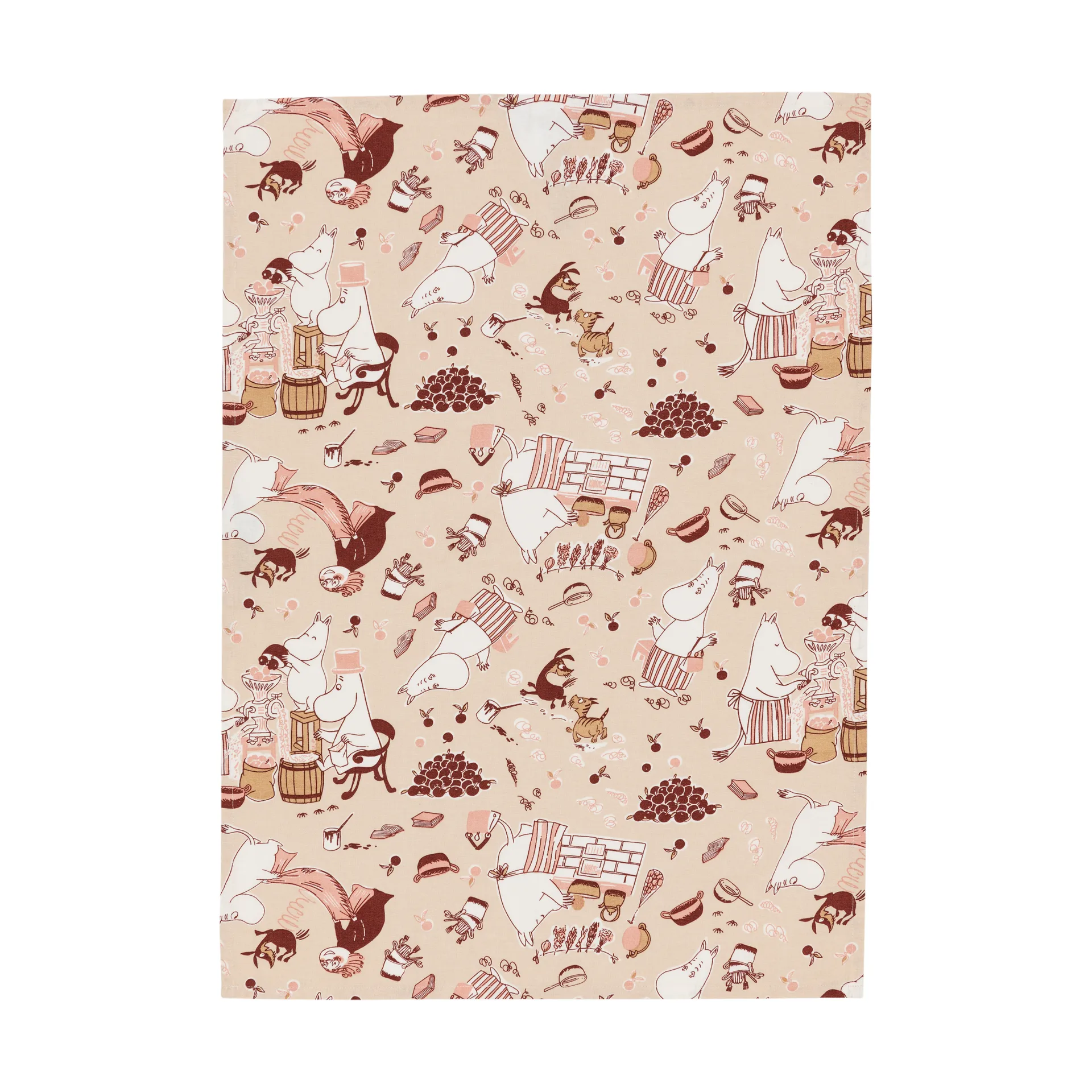 Torchon Mumin 50x70 cm lot de 2, Joie à la maison Moomin Arabia